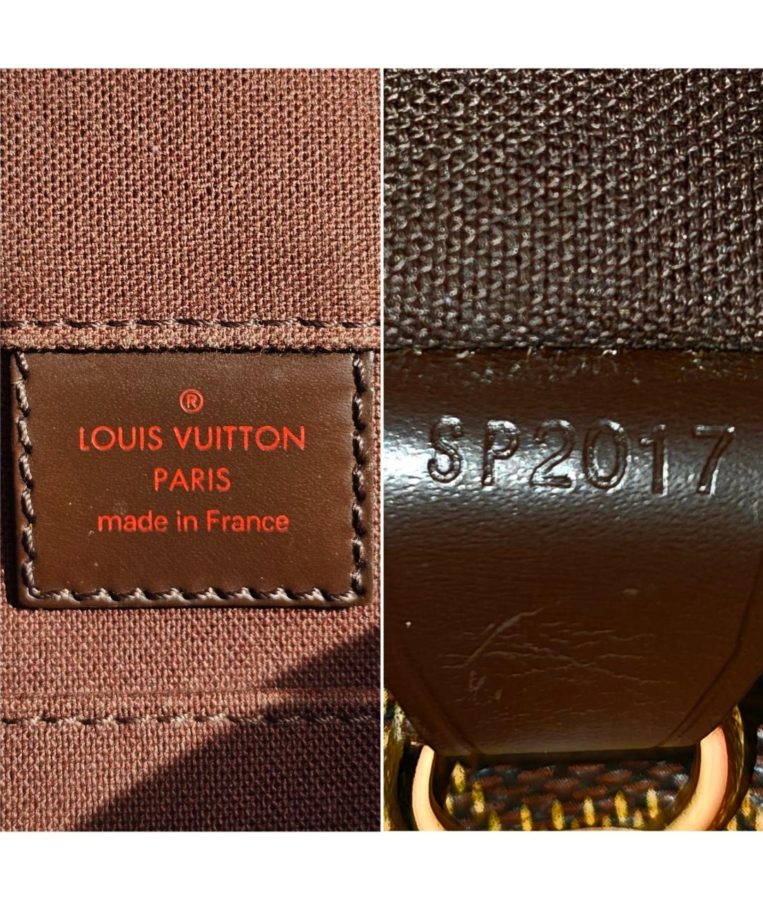 LOUIS VUITTON Коричневая сумка на плечо из канвы, фото 5
