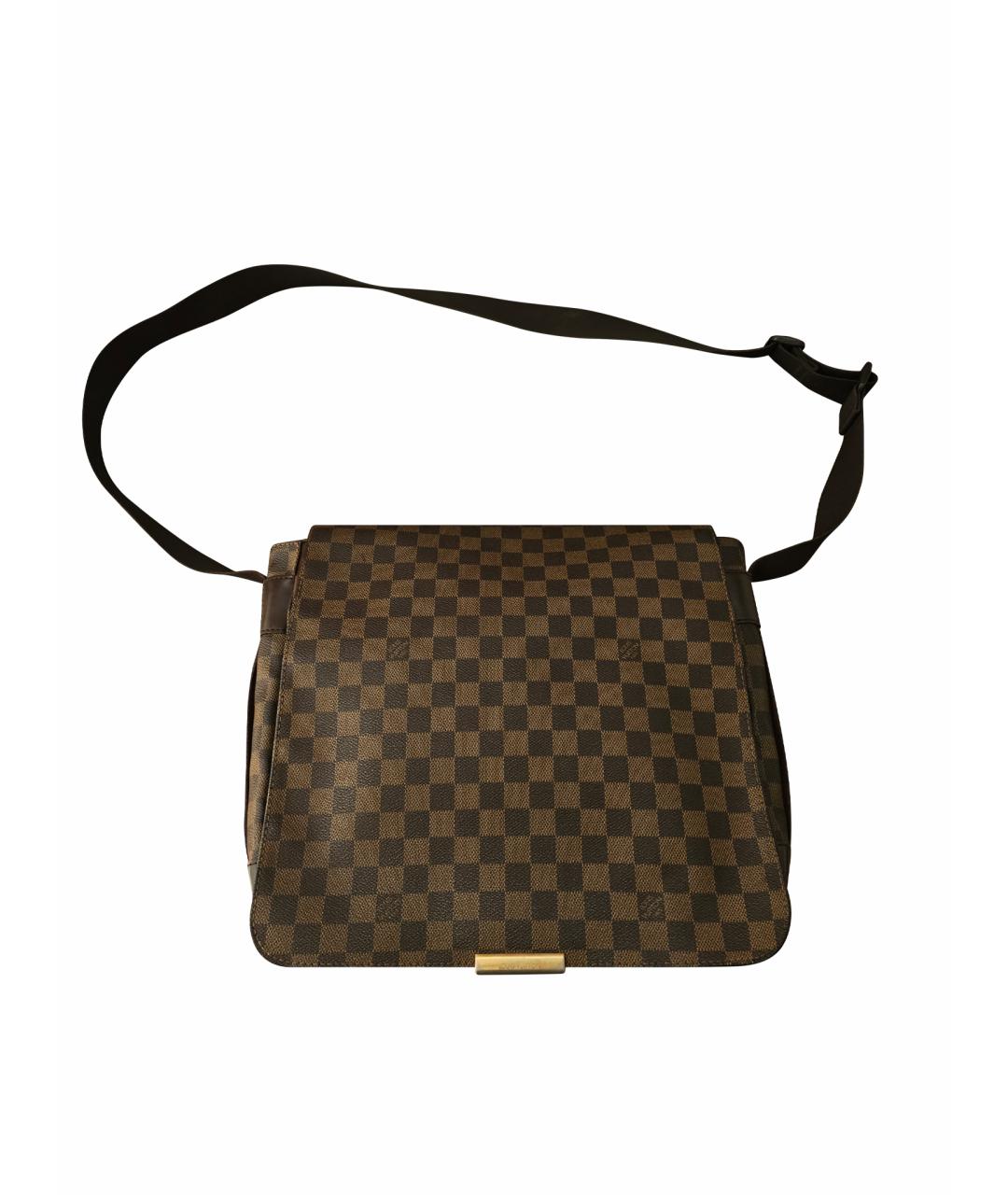 LOUIS VUITTON Коричневая сумка на плечо из канвы, фото 1
