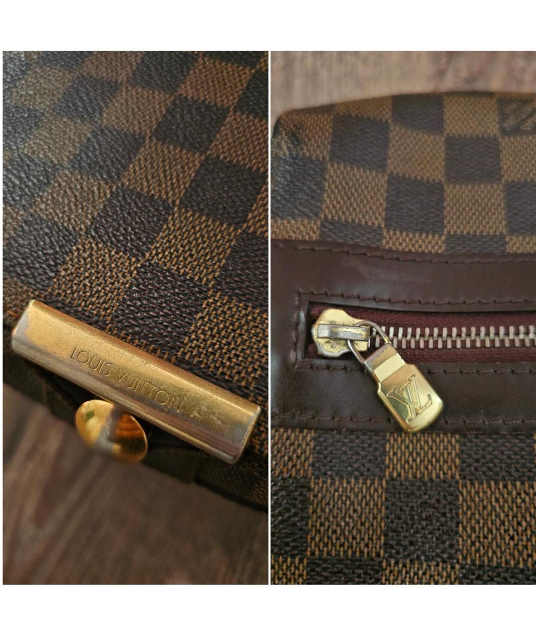 LOUIS VUITTON Коричневая сумка на плечо из канвы, фото 7