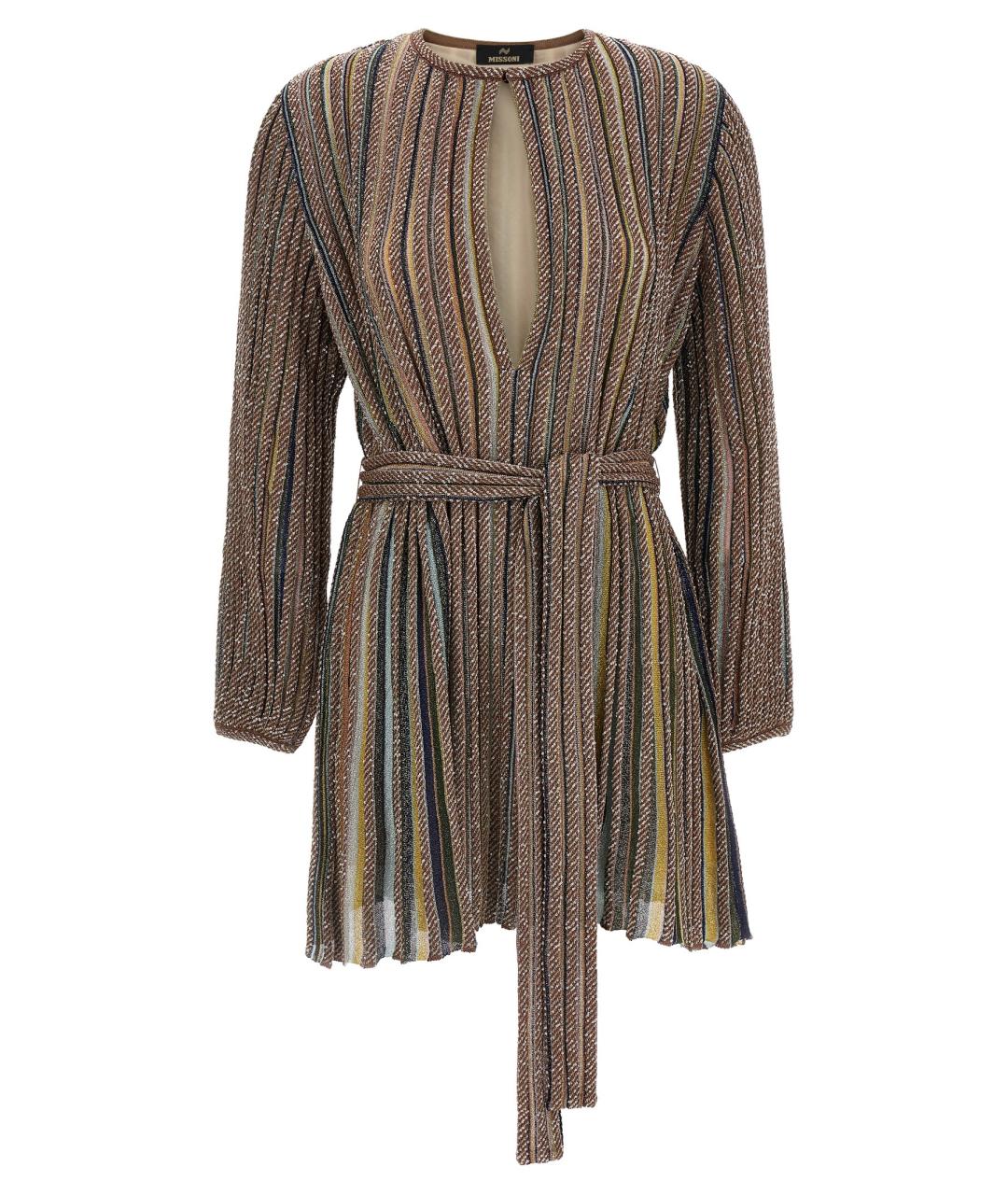 MISSONI Мульти вискозное коктейльное платье, фото 1