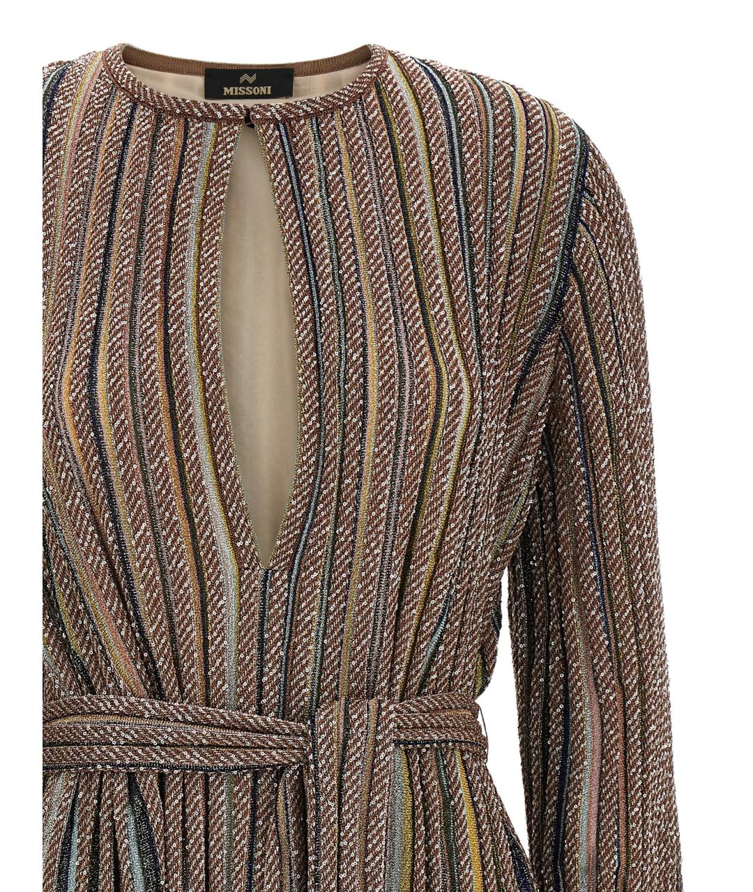 MISSONI Мульти вискозное коктейльное платье, фото 3
