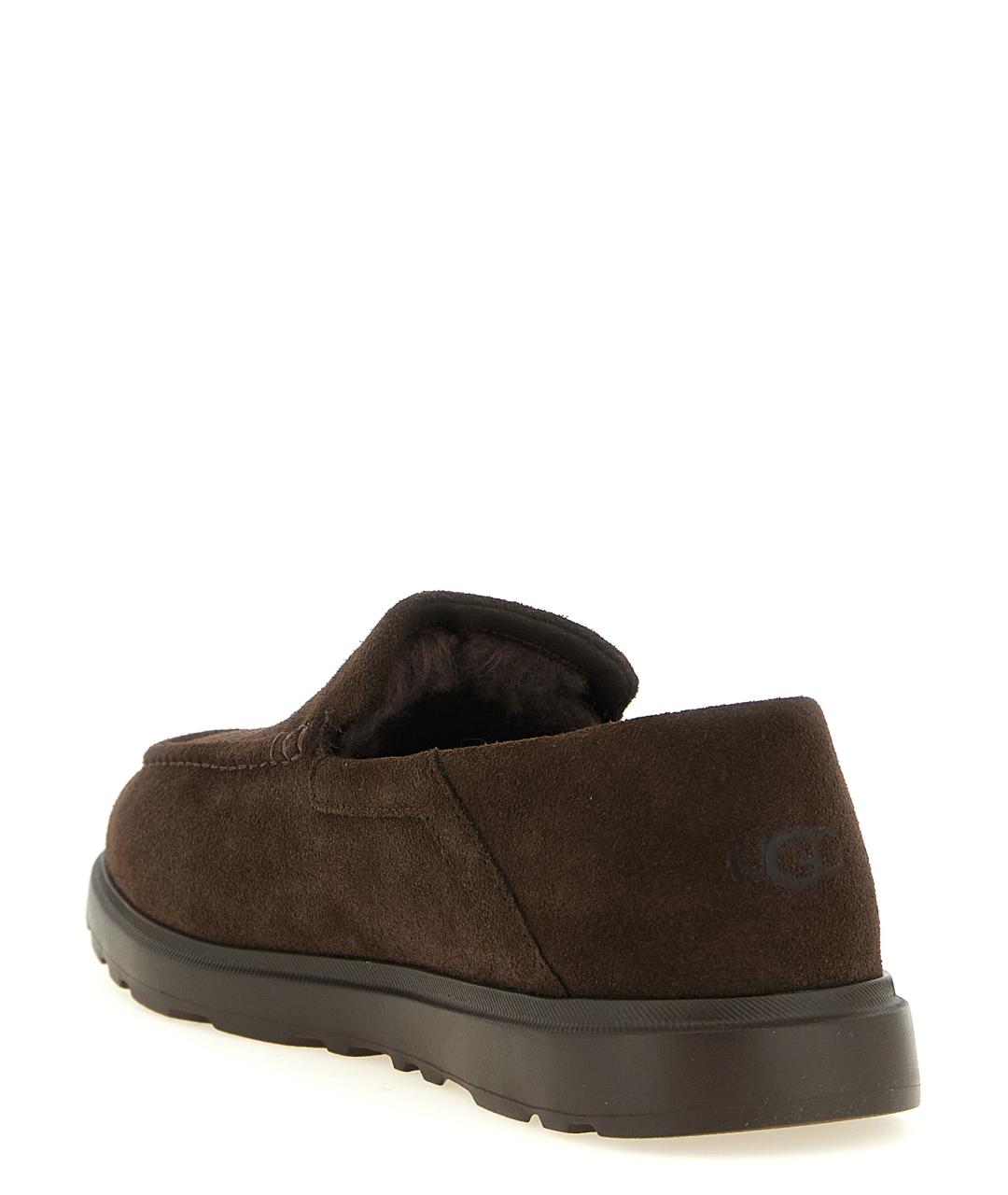 UGG Коричневые замшевые лоферы, фото 3