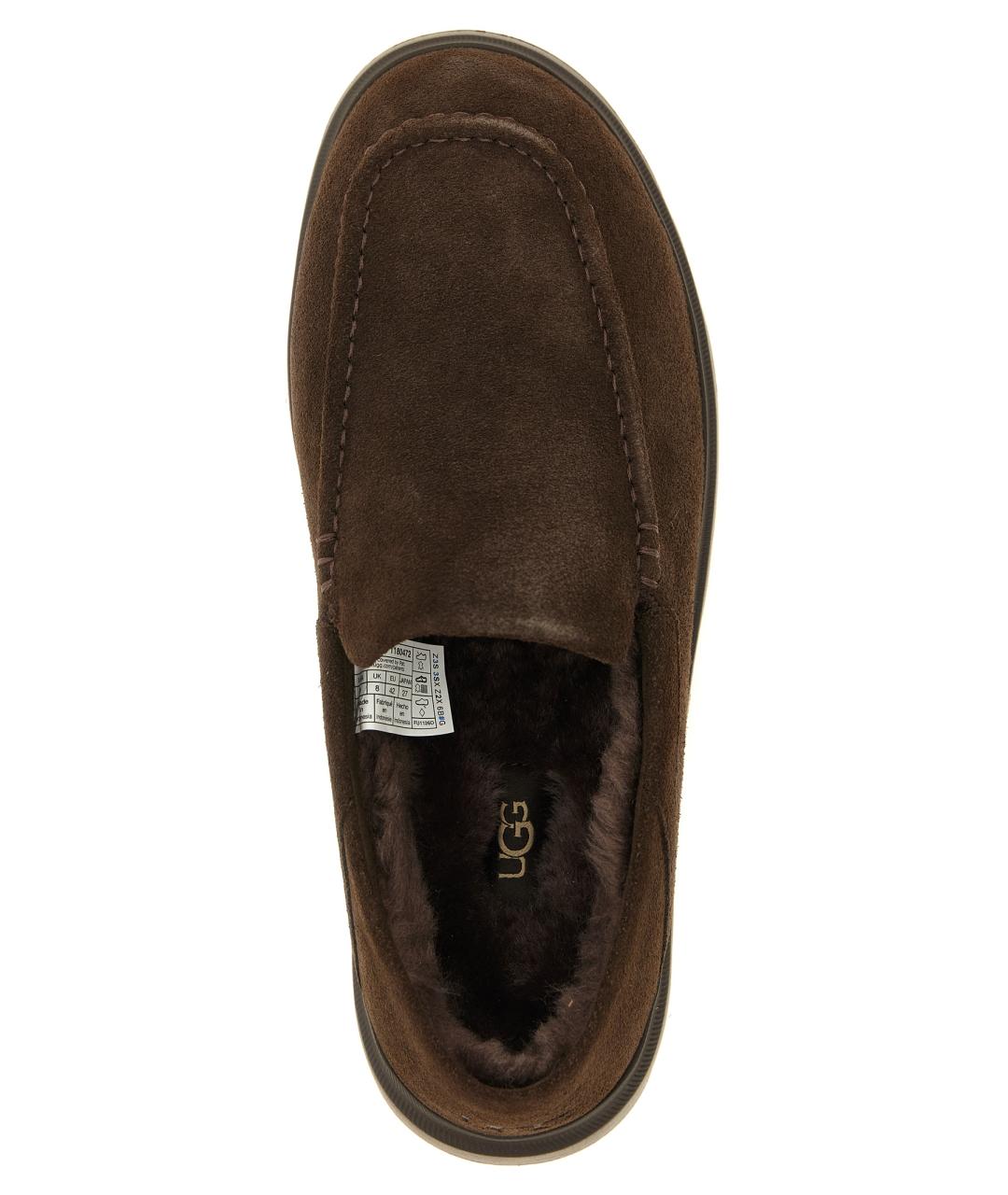 UGG Коричневые замшевые лоферы, фото 4