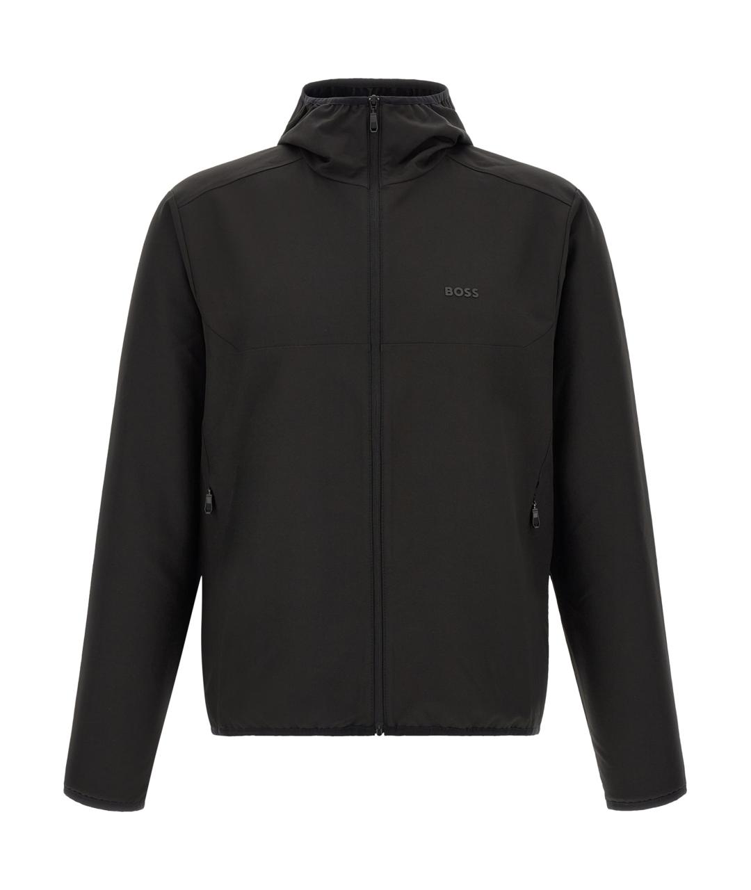 HUGO BOSS Черная синтетическая куртка, фото 1