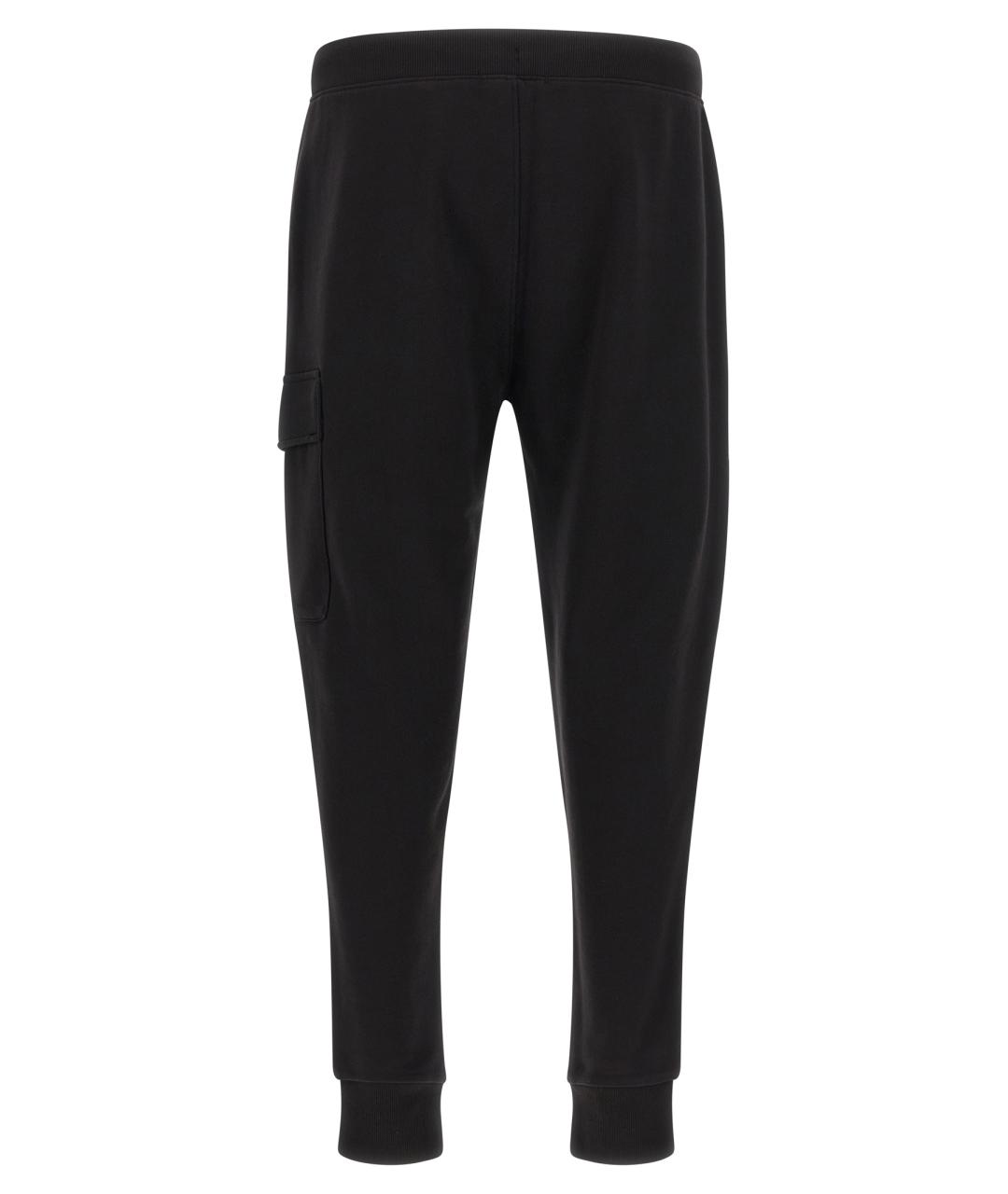 CP COMPANY Черные хлопковые повседневные брюки, фото 2