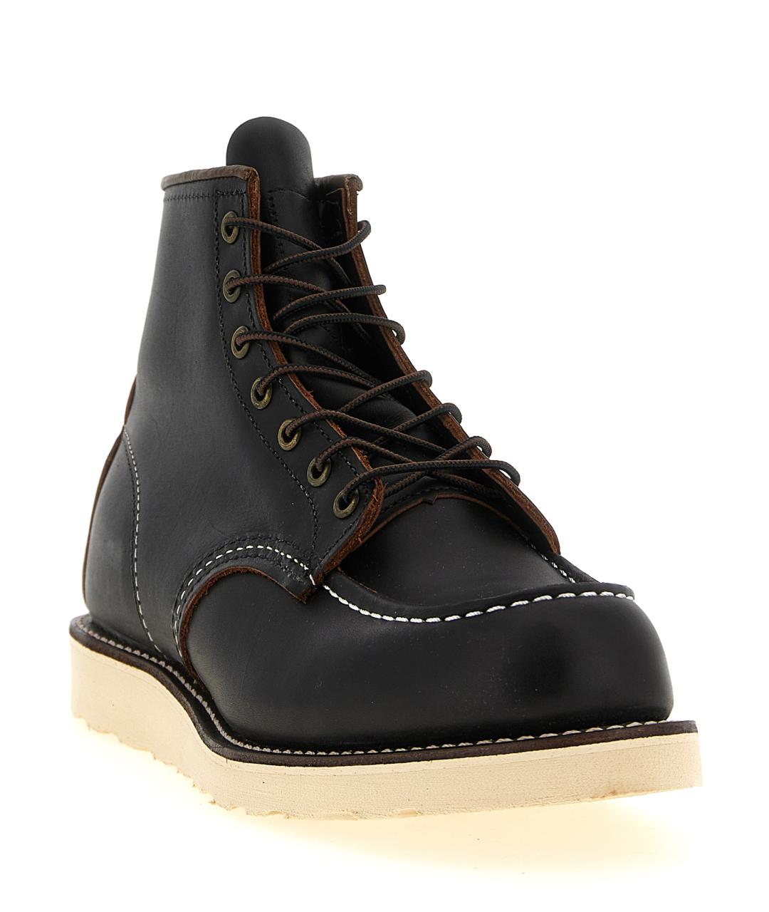 RED WING Черные кожаные высокие ботинки, фото 2