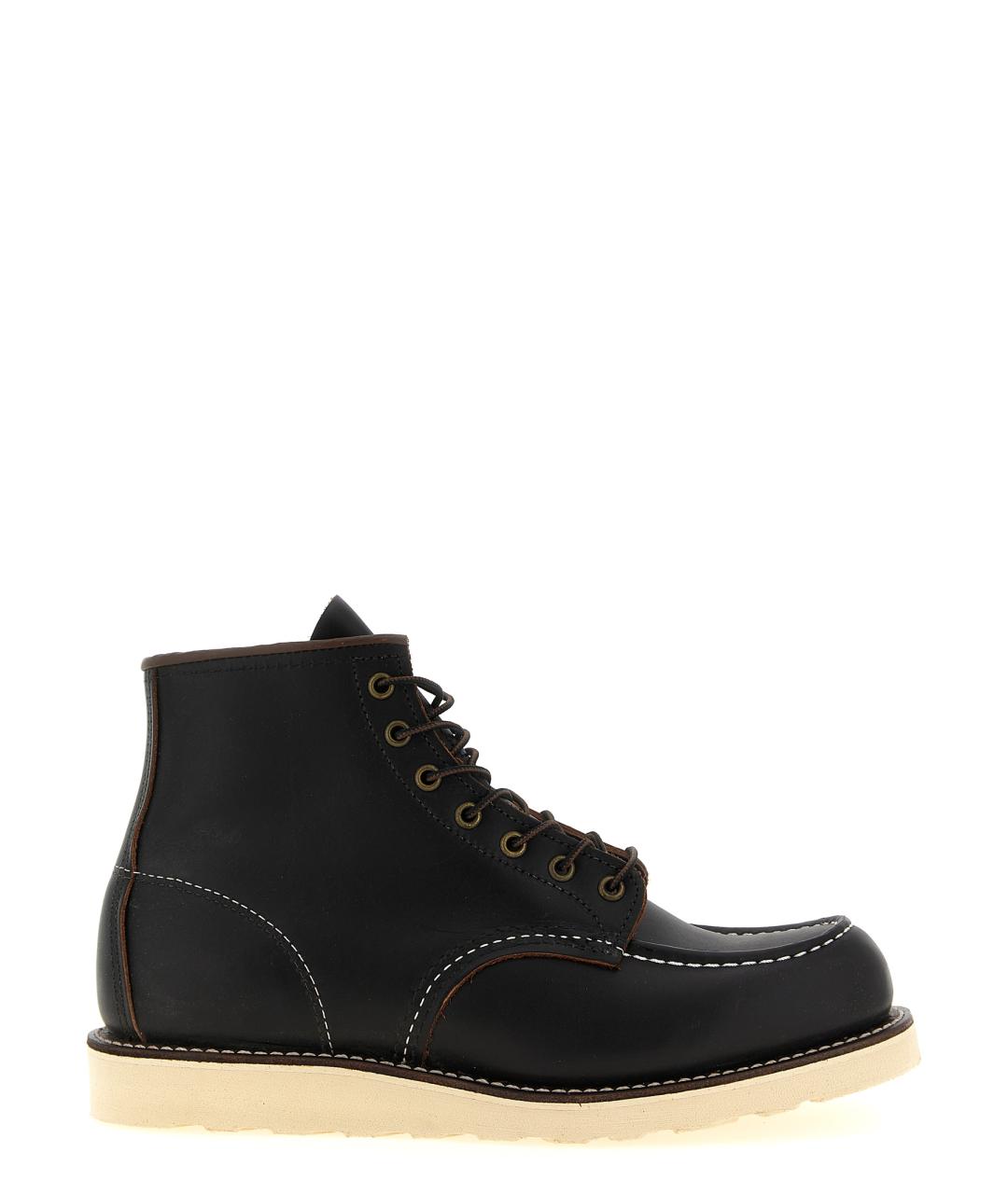 RED WING Черные кожаные высокие ботинки, фото 1