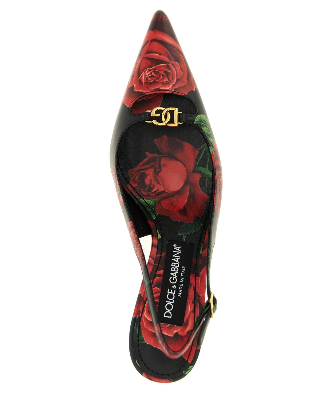 DOLCE&GABBANA Мульти кожаные туфли, фото 4