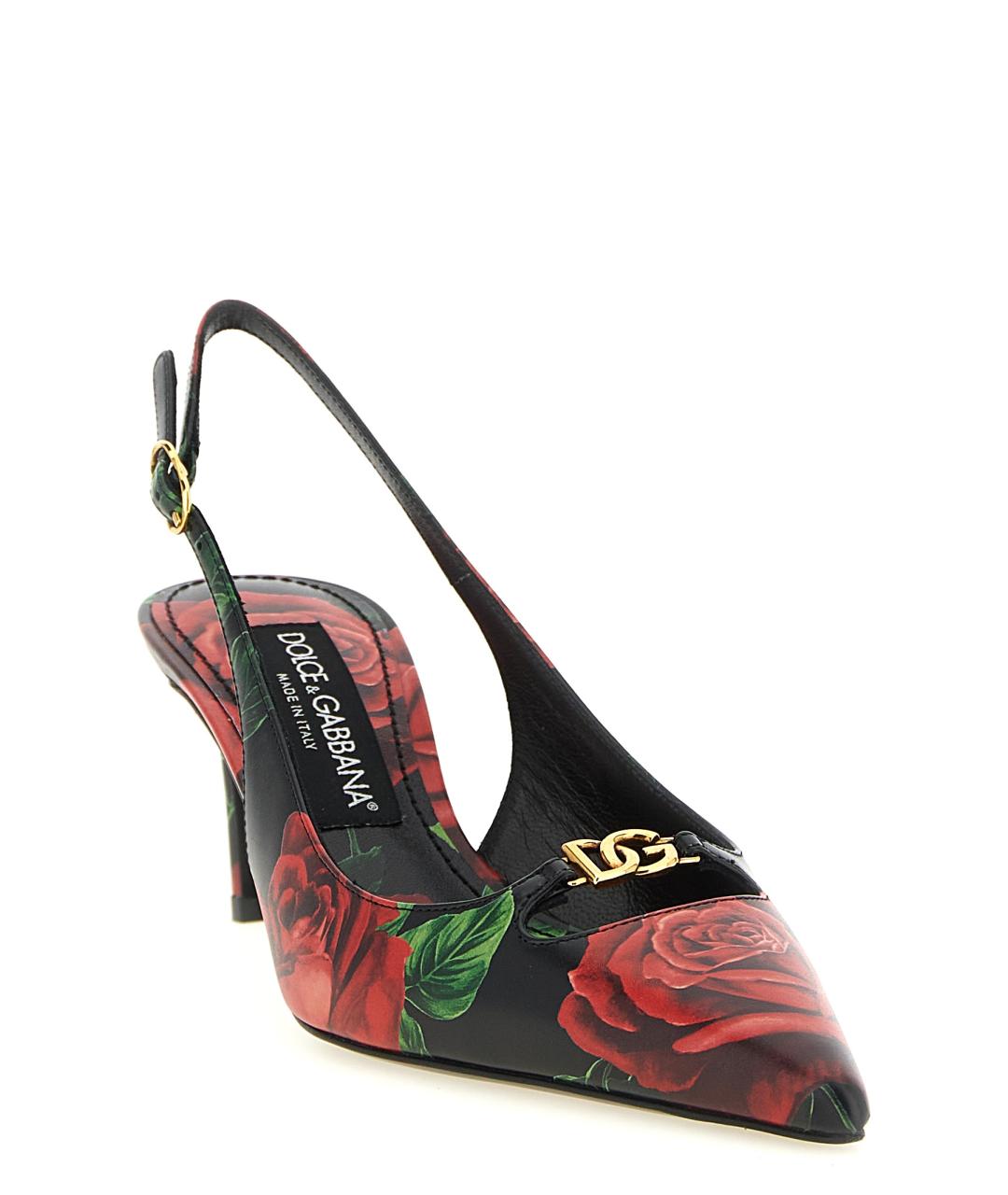 DOLCE&GABBANA Мульти кожаные туфли, фото 2
