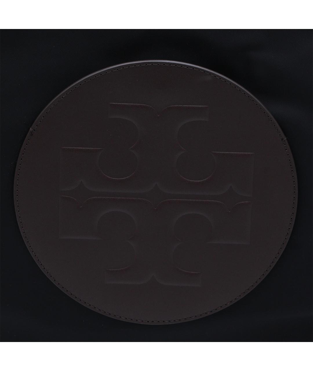 TORY BURCH Черная синтетическая сумка тоут, фото 4
