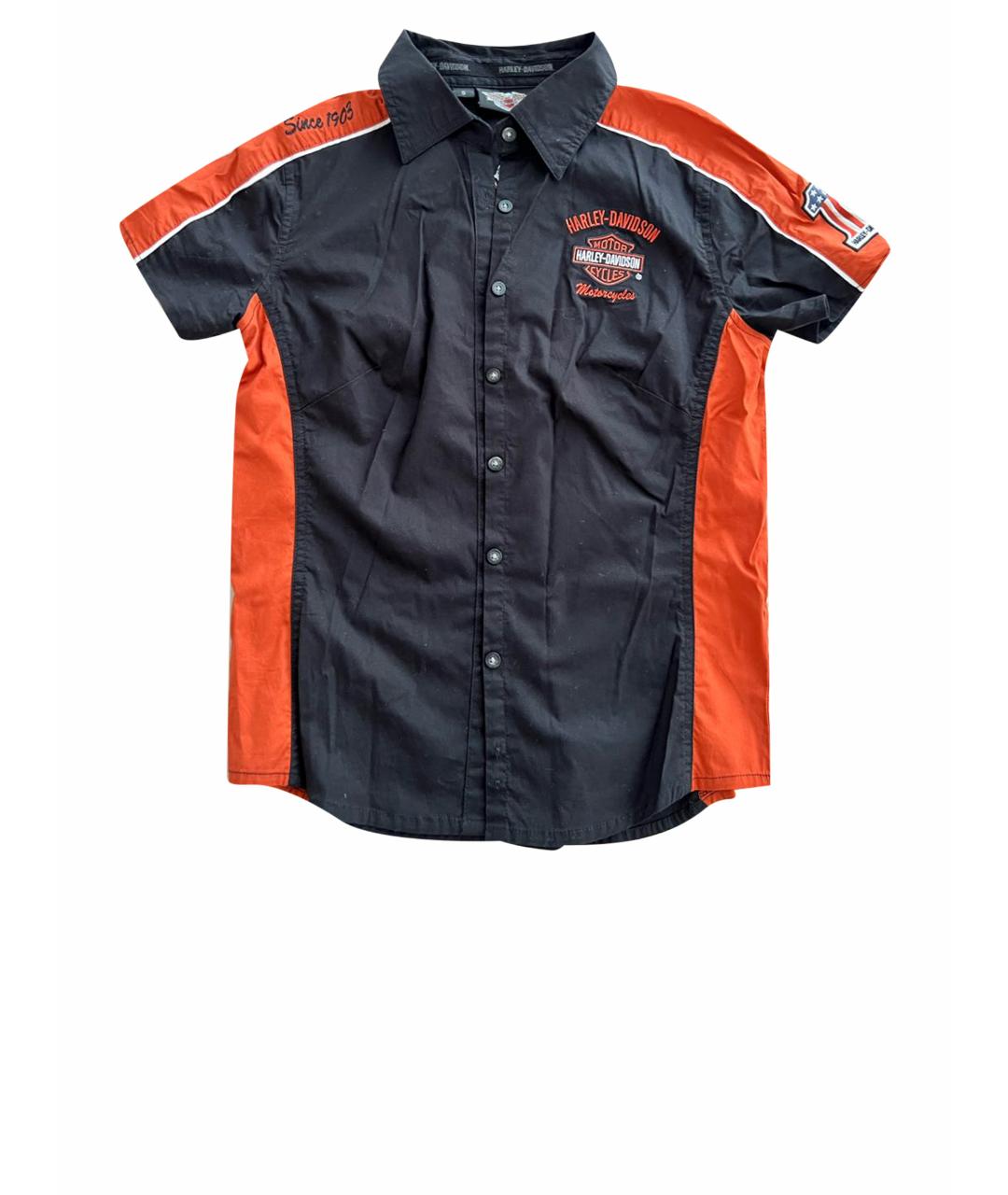 Harley Davidson Черная хлопковая рубашка, фото 1
