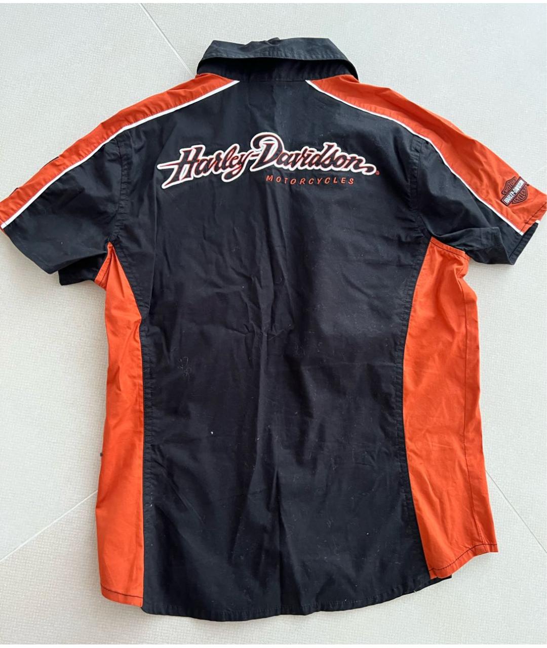 Harley Davidson Черная хлопковая рубашка, фото 2