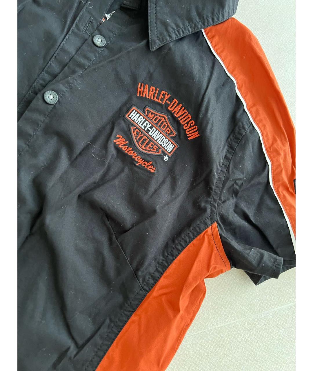 Harley Davidson Черная хлопковая рубашка, фото 3