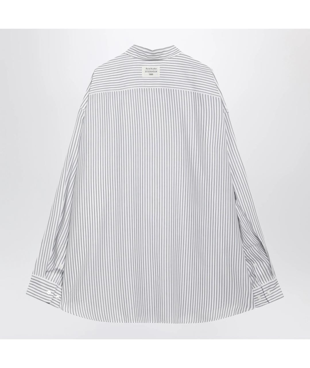 ACNE STUDIOS Белая хлопковая кэжуал рубашка, фото 2