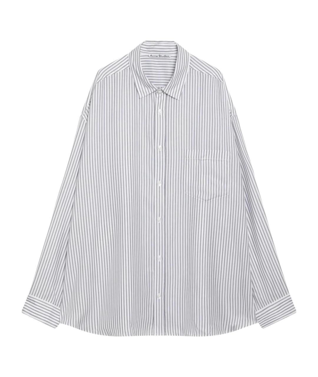 ACNE STUDIOS Белая хлопковая кэжуал рубашка, фото 1