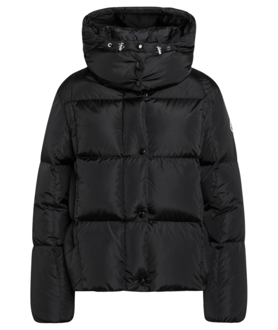 MONCLER Черный нейлоновый пуховик, фото 1