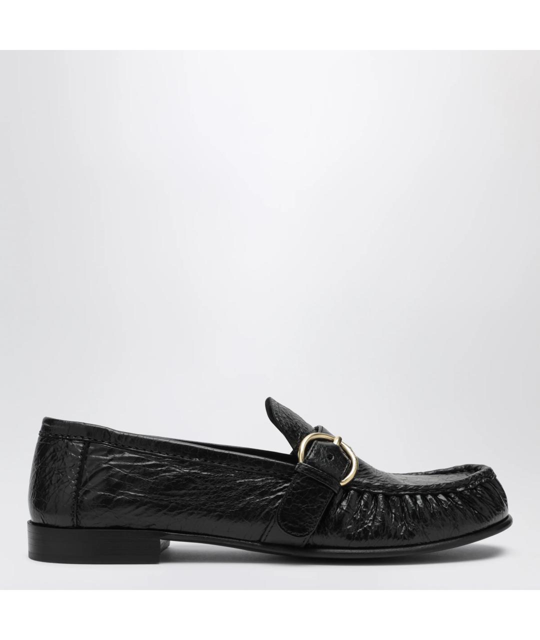 MIU MIU Черные кожаные лоферы, фото 3