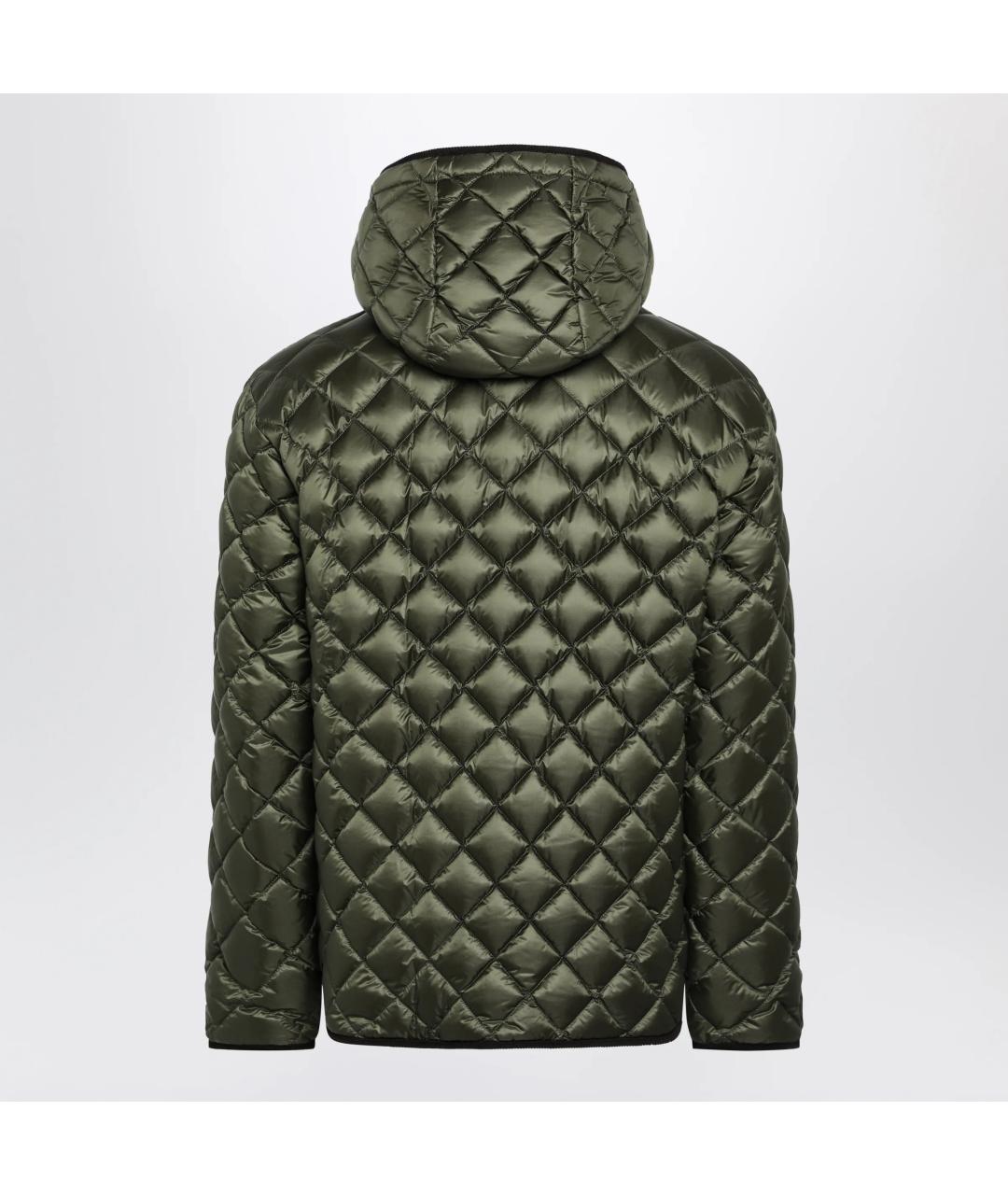 MONCLER Зеленая полиамидовая куртка, фото 2