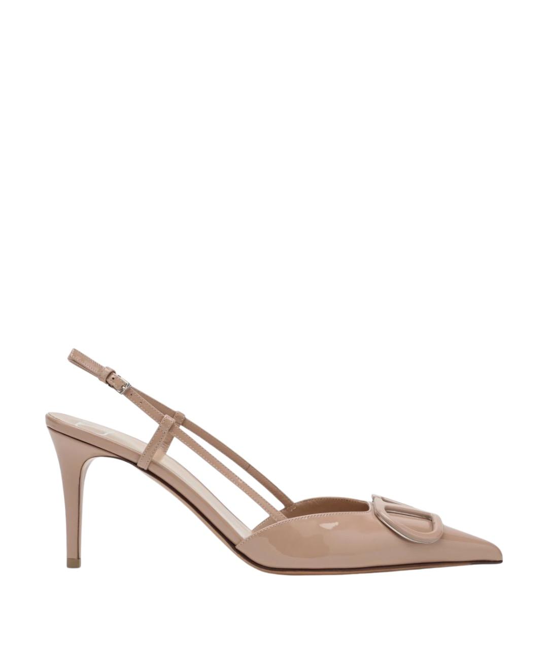 VALENTINO Розовые кожаные туфли, фото 1