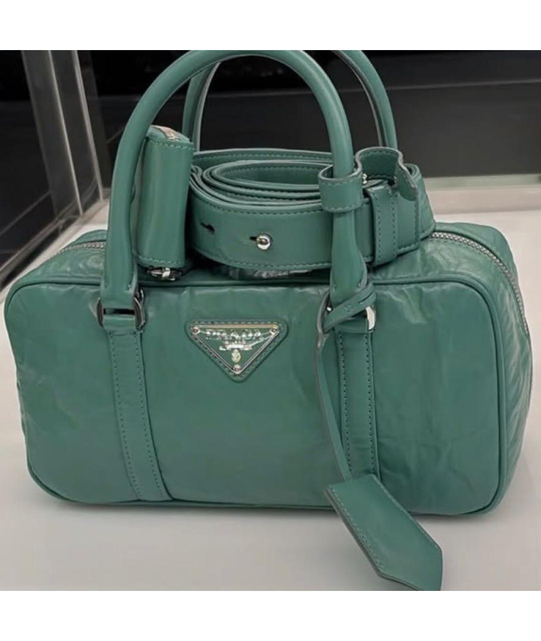 PRADA Кожаная сумка через плечо, фото 6