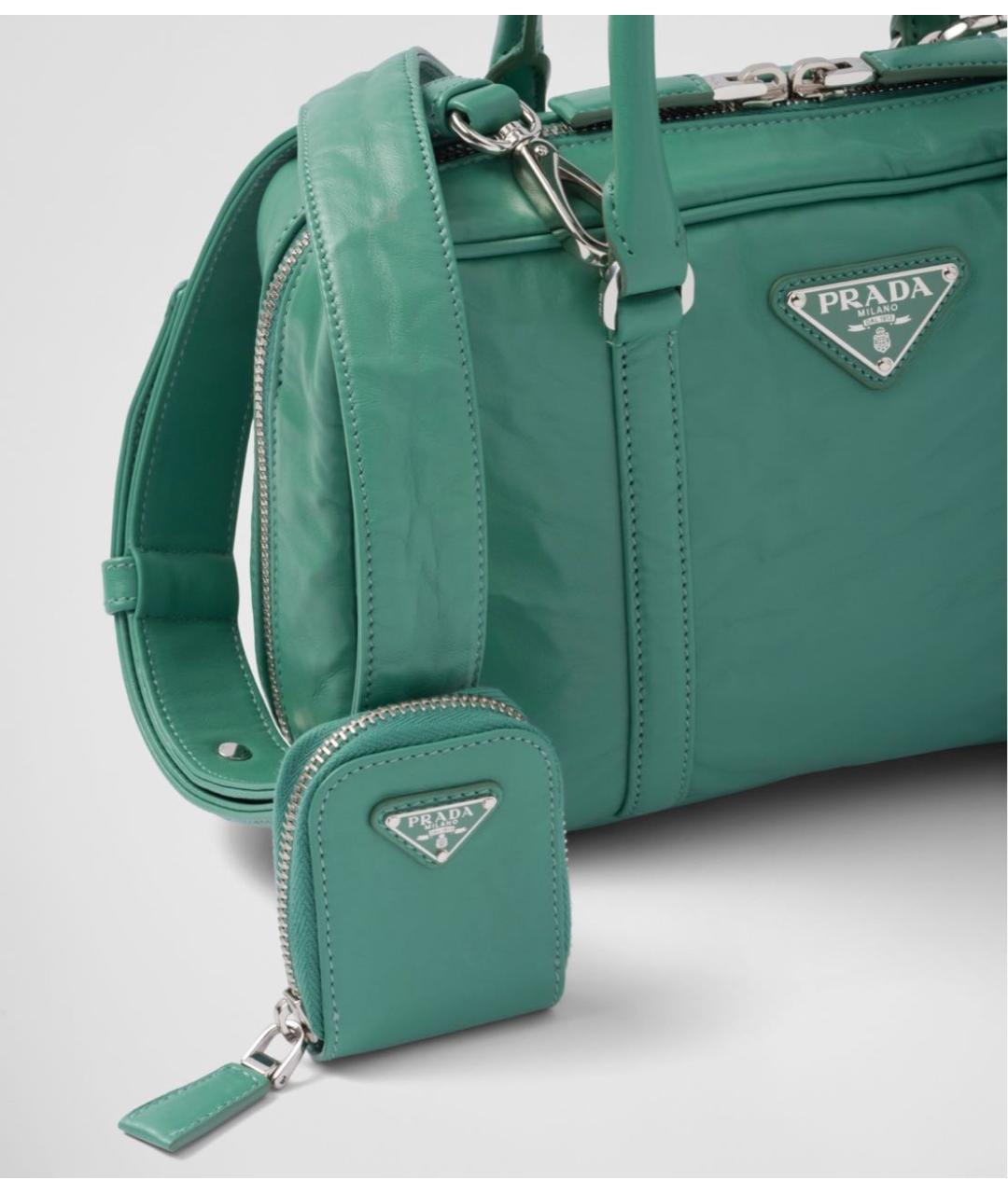 PRADA Кожаная сумка через плечо, фото 3