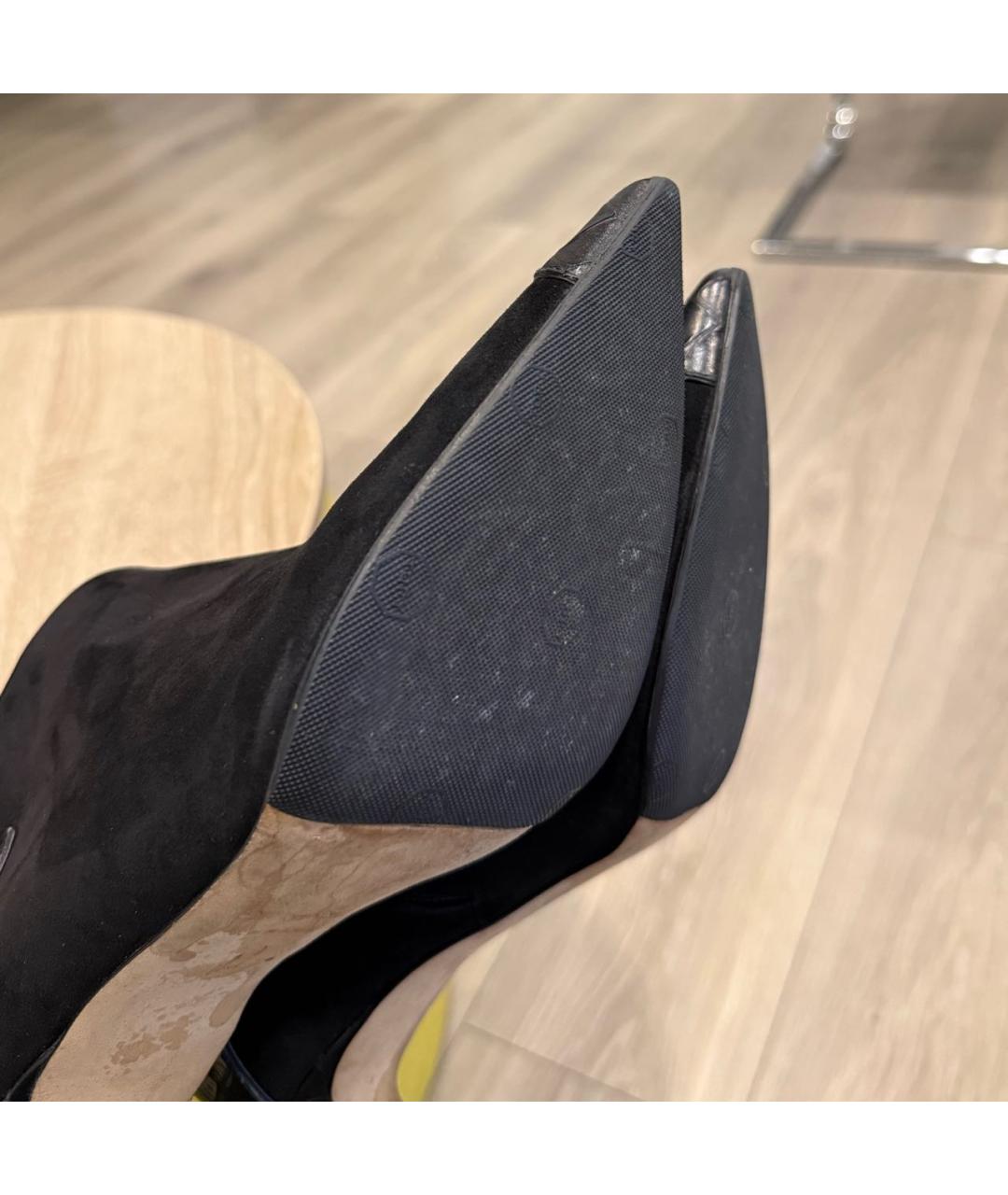 GIUSEPPE ZANOTTI DESIGN Черные кожаные ботильоны, фото 5