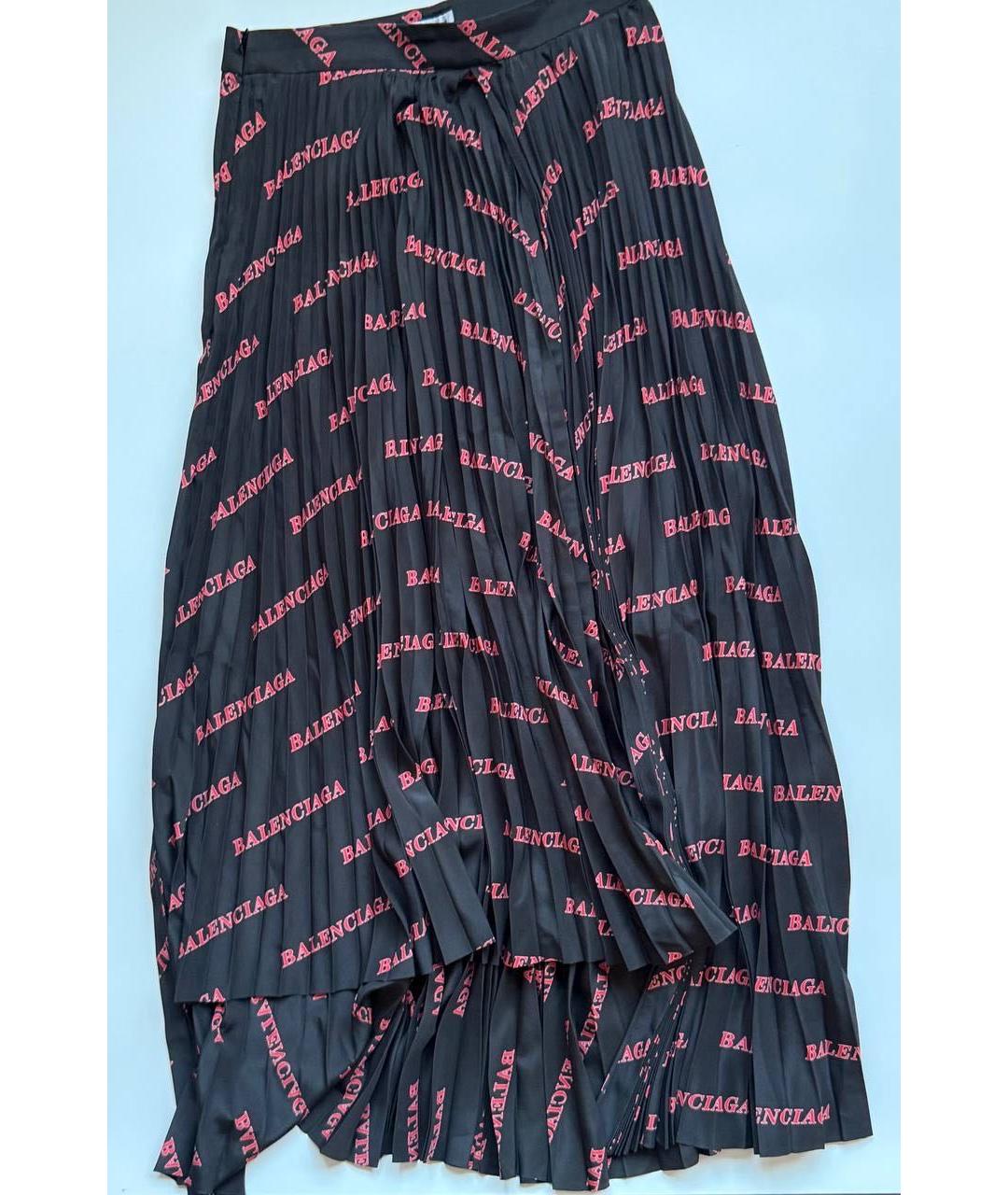 BALENCIAGA Черная юбка макси, фото 8