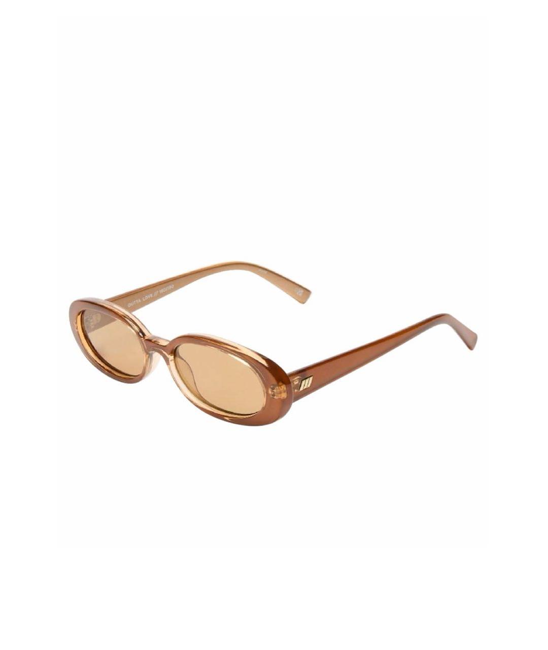 LE SPECS Коричневые солнцезащитные очки, фото 8