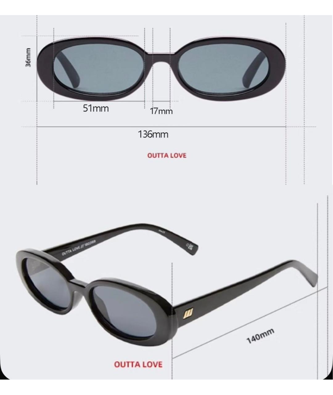 LE SPECS Коричневые солнцезащитные очки, фото 7