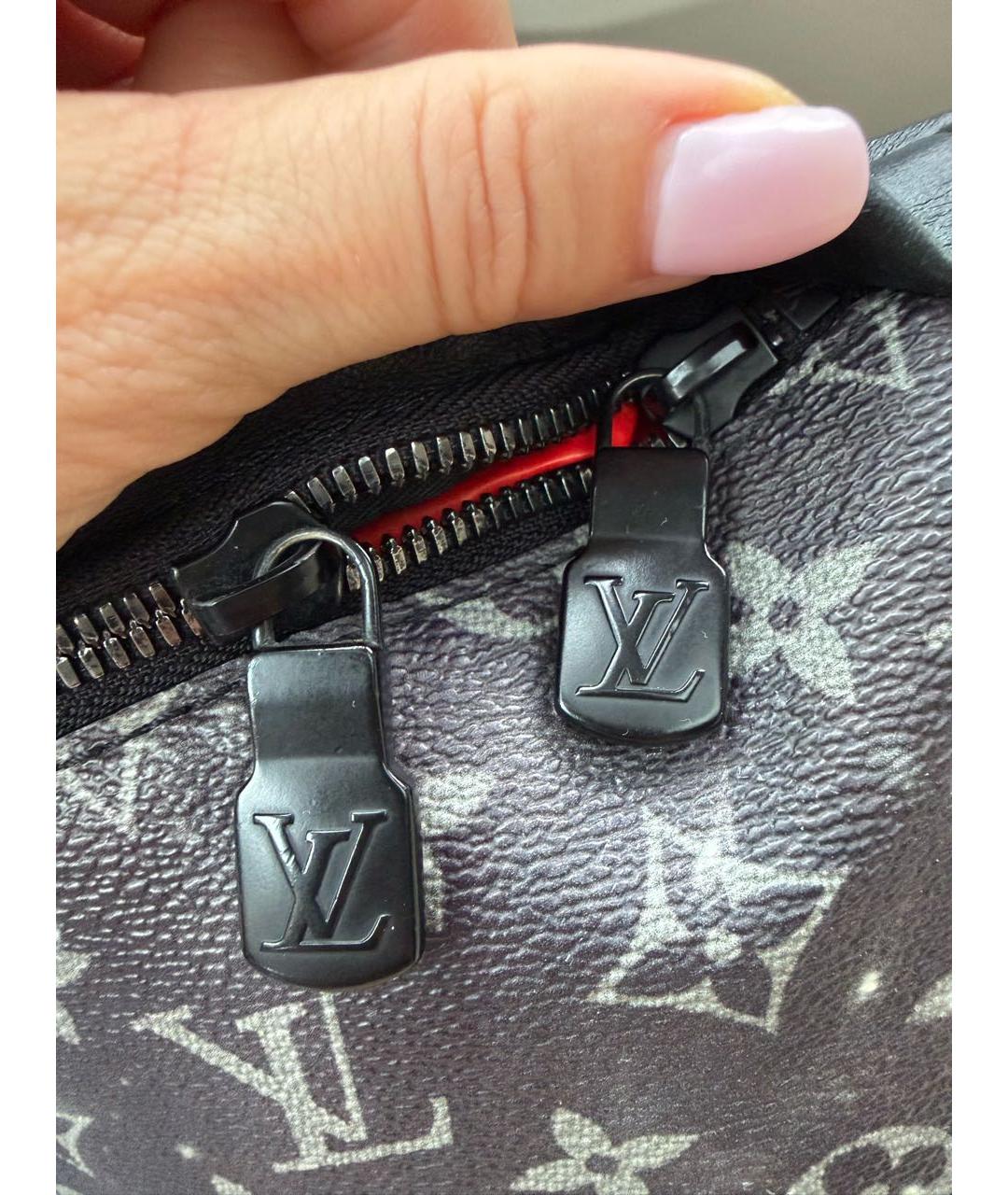 LOUIS VUITTON Коричневая поясная сумка из канвы, фото 5