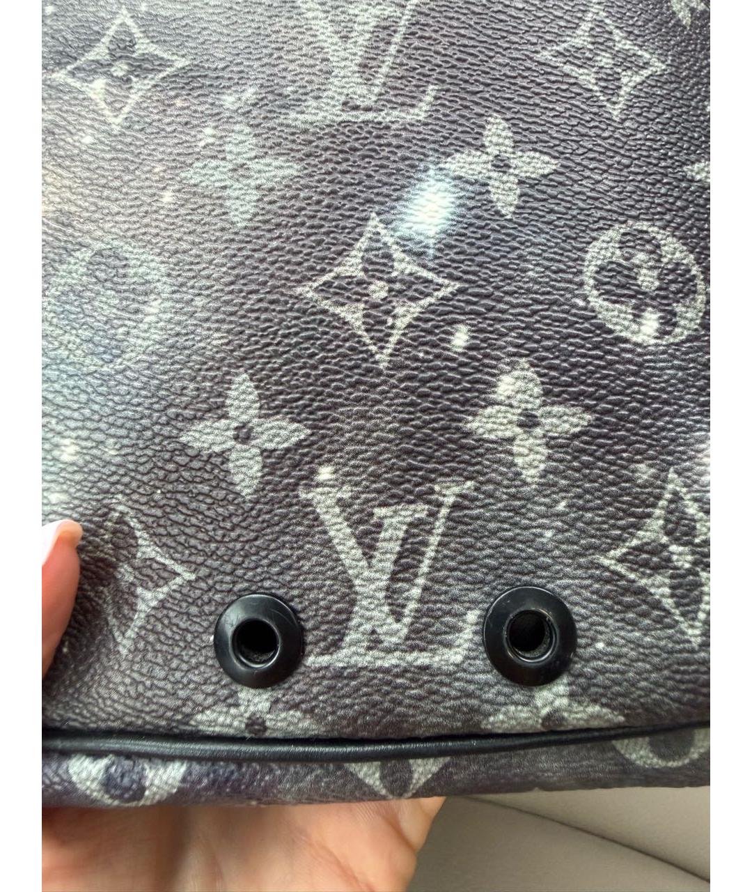 LOUIS VUITTON Коричневая поясная сумка из канвы, фото 6