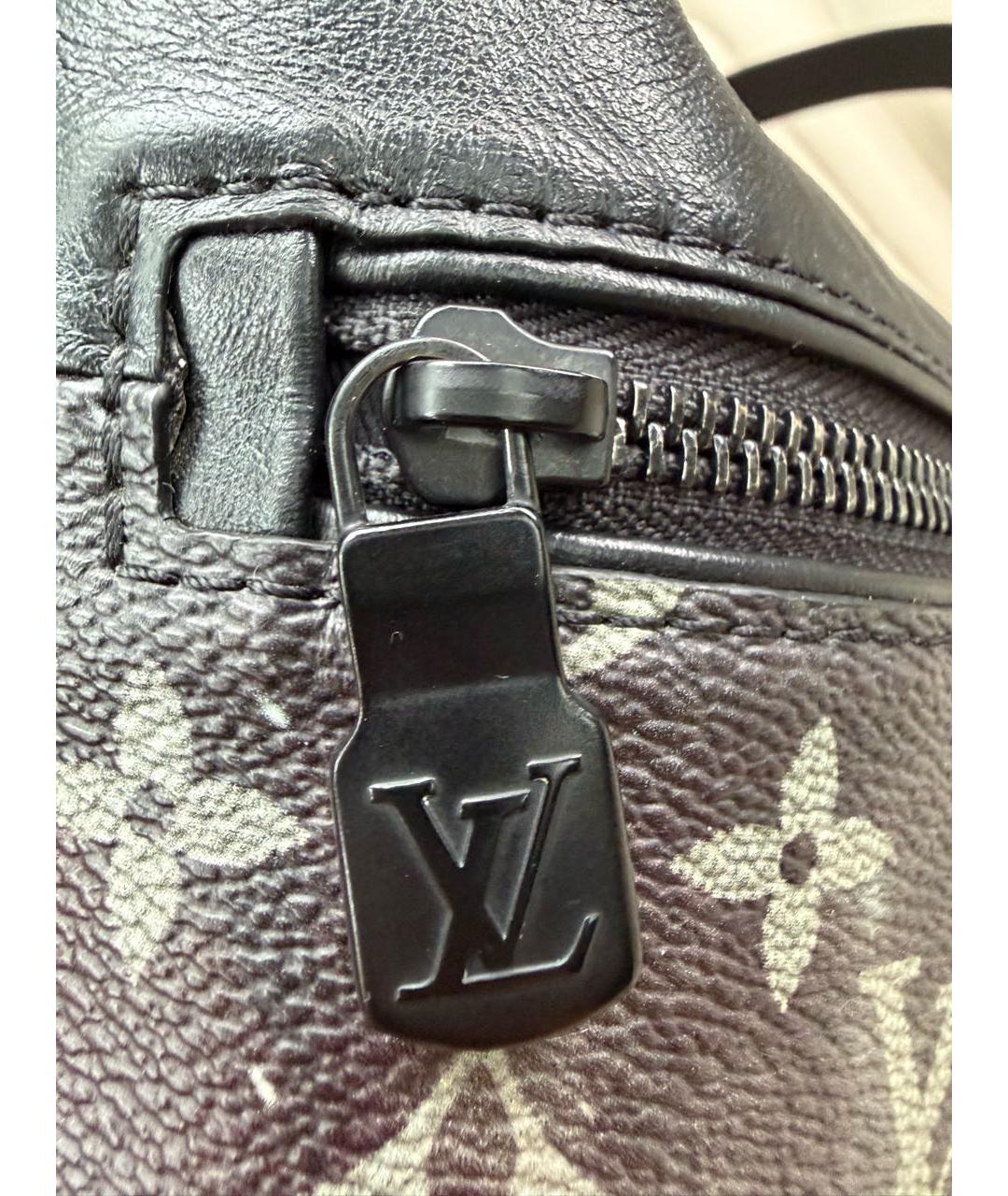 LOUIS VUITTON Коричневая поясная сумка из канвы, фото 3