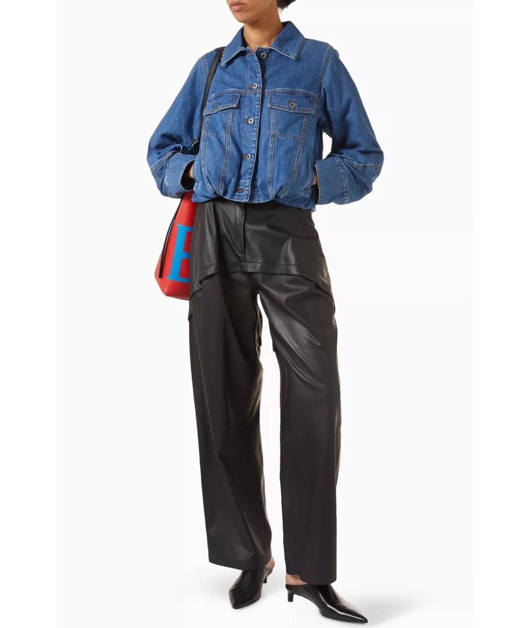LOEWE Синяя хлопковая куртка, фото 2