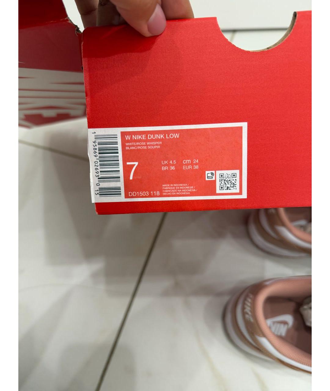 NIKE Мульти кожаные кеды, фото 5