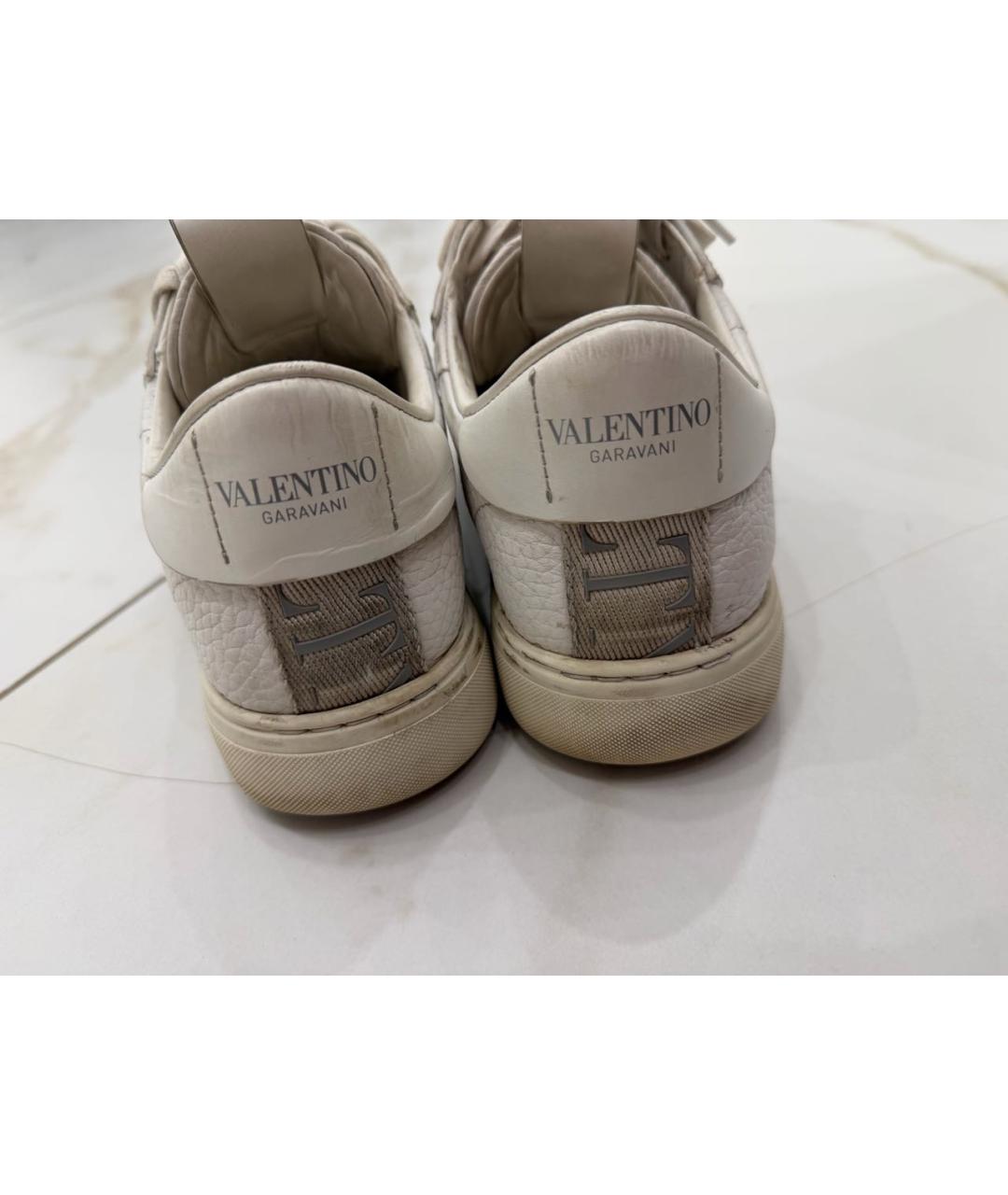 VALENTINO Белые кожаные кеды, фото 6