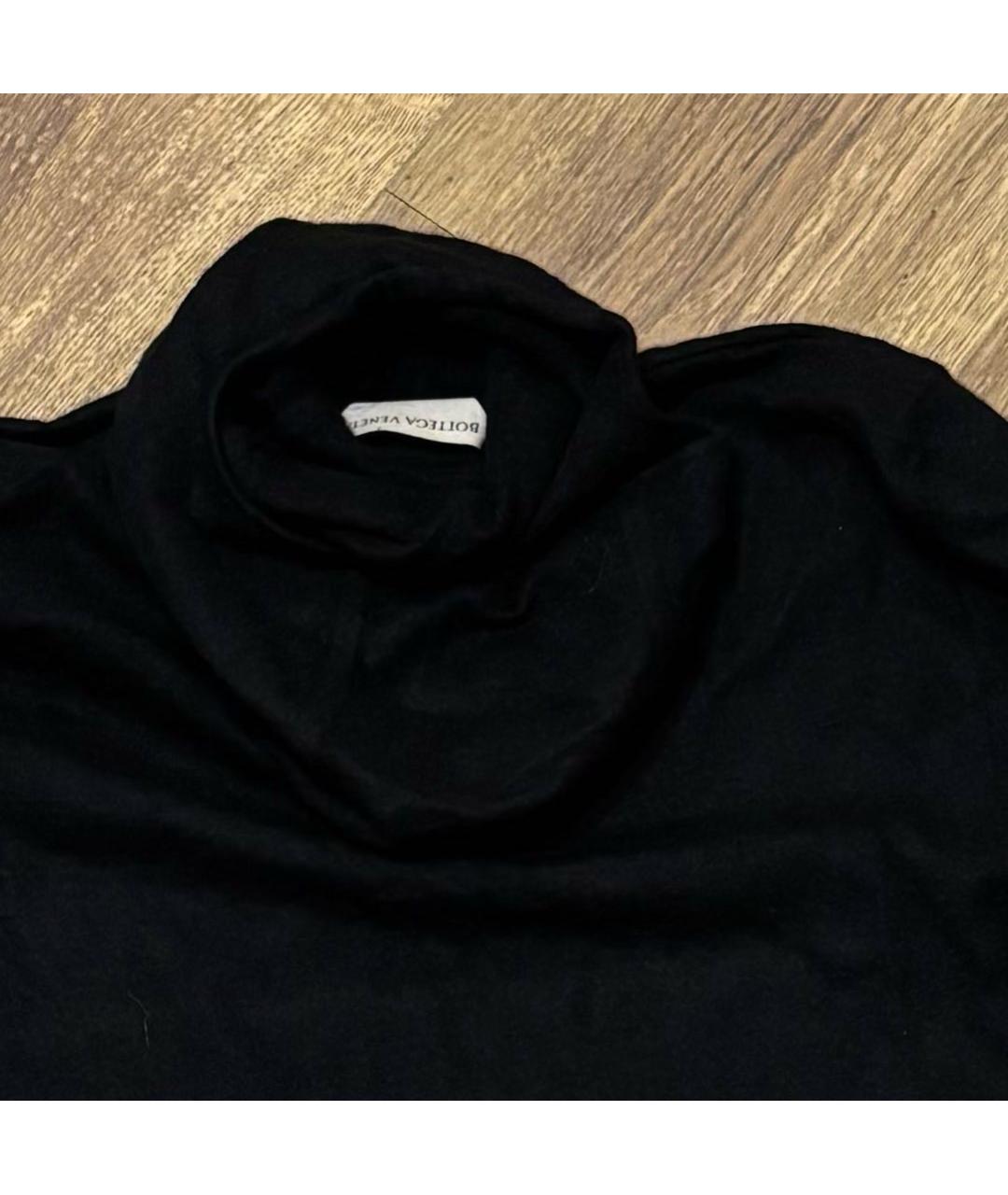 BOTTEGA VENETA Черная кашемировая водолазка, фото 4