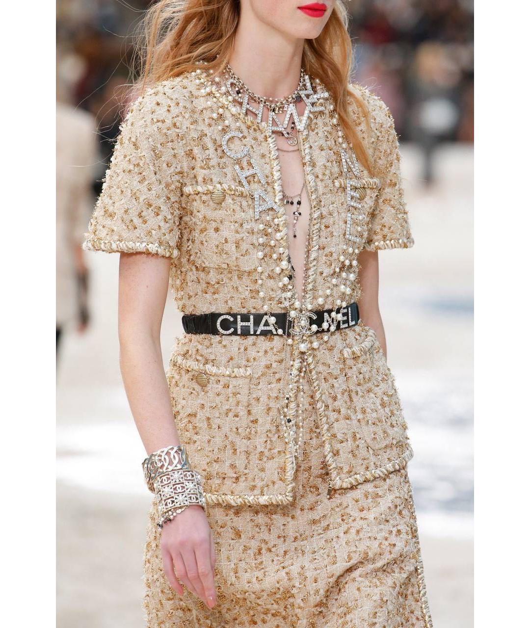 CHANEL Черный кожаный ремень, фото 5
