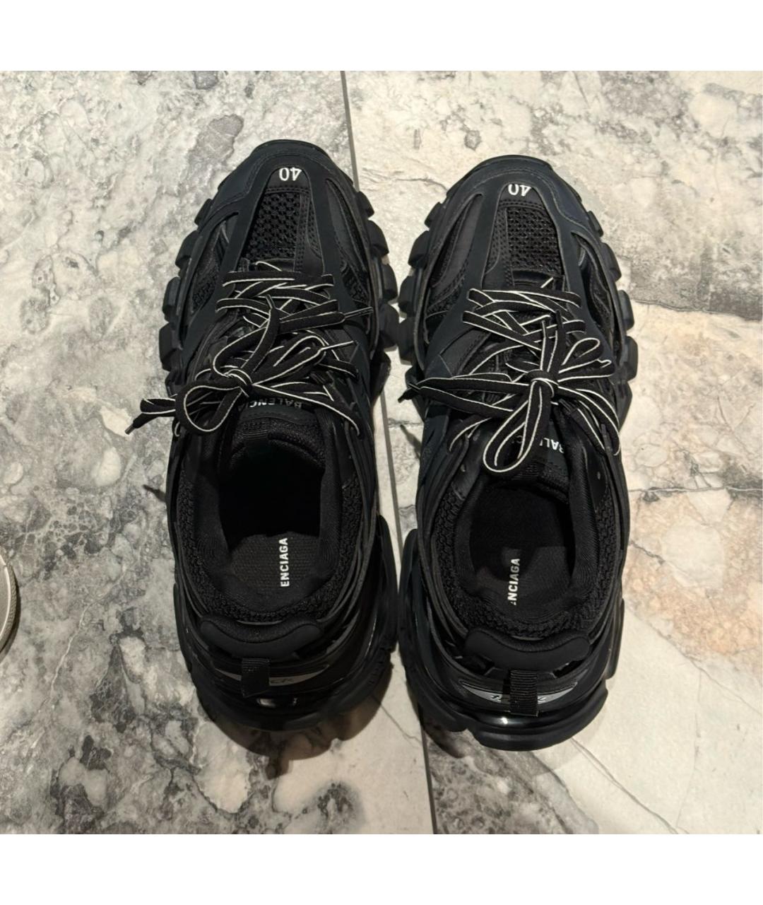 BALENCIAGA Черные кроссовки, фото 3