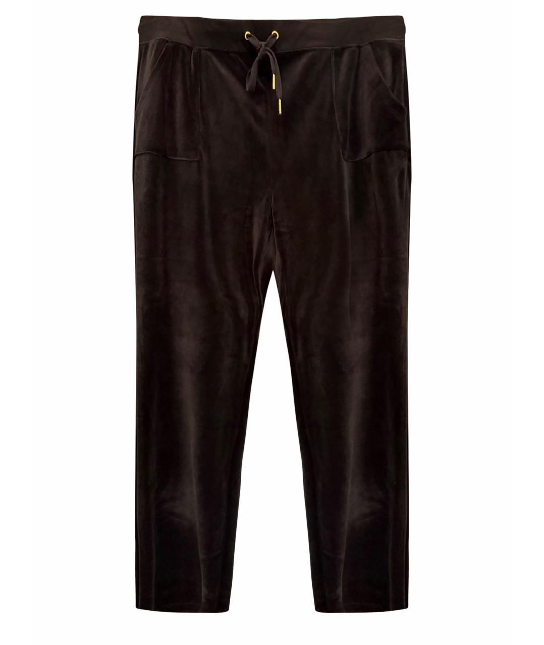 JUICY COUTURE Черные велюровые спортивные брюки и шорты, фото 1