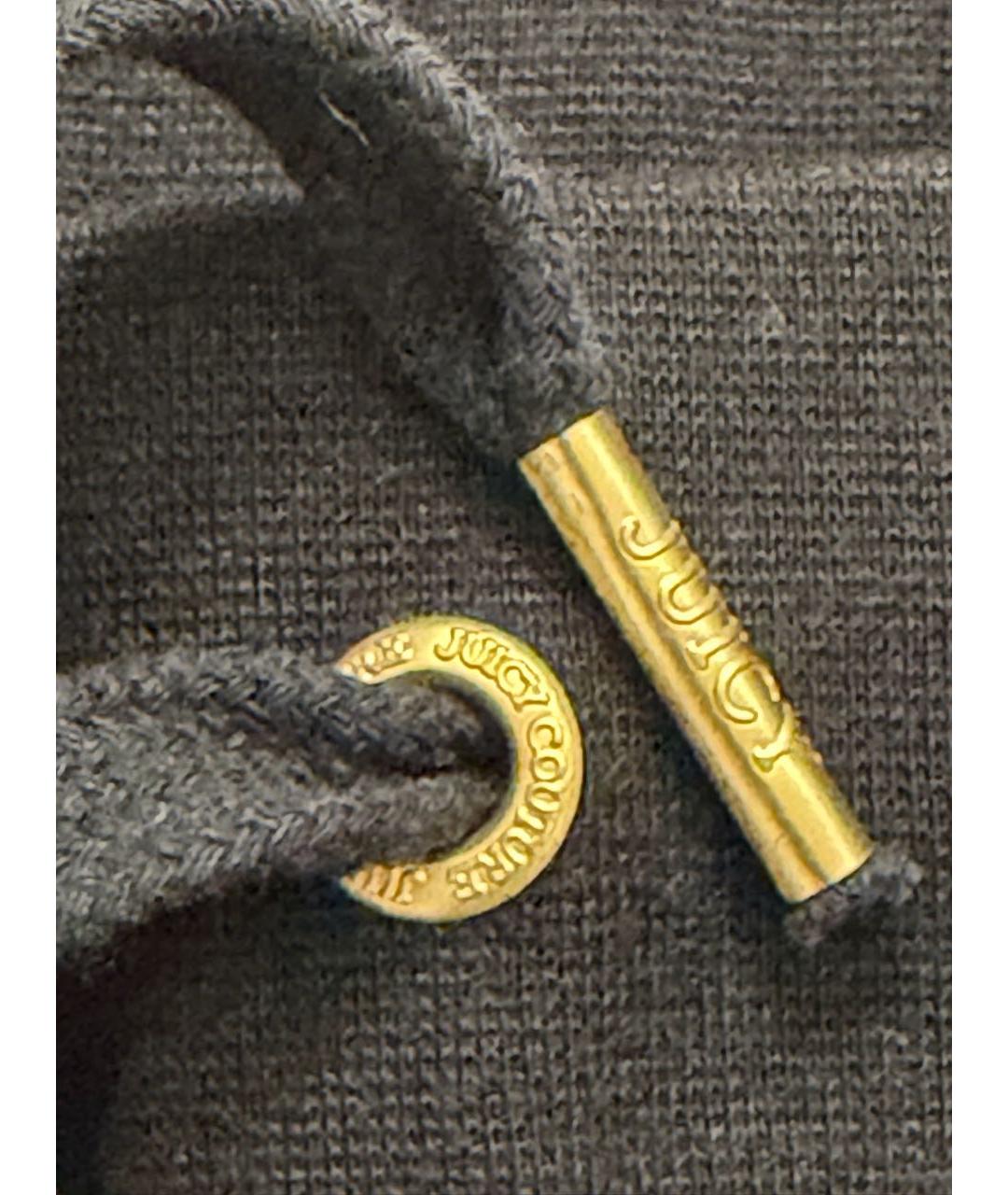 JUICY COUTURE Черные велюровые спортивные брюки и шорты, фото 5