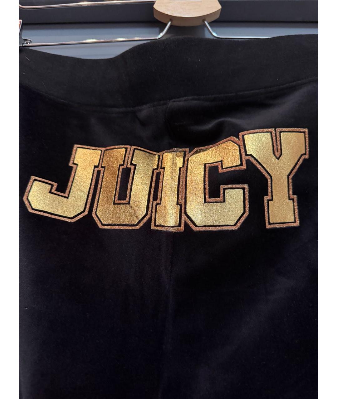 JUICY COUTURE Черные велюровые спортивные брюки и шорты, фото 6