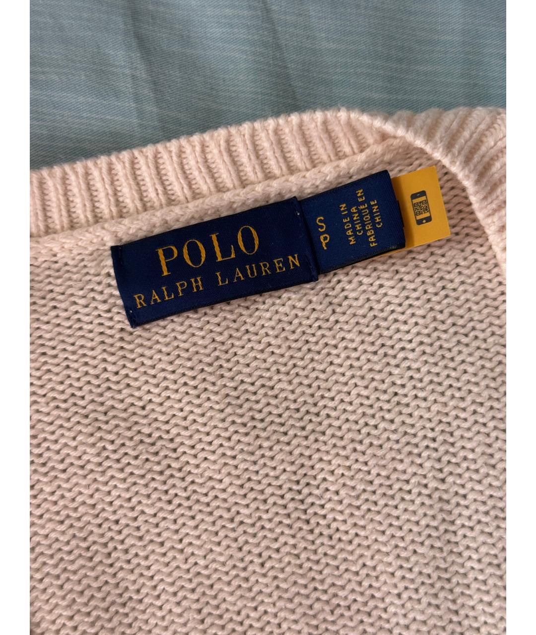 POLO RALPH LAUREN Бежевый джемпер / свитер, фото 2