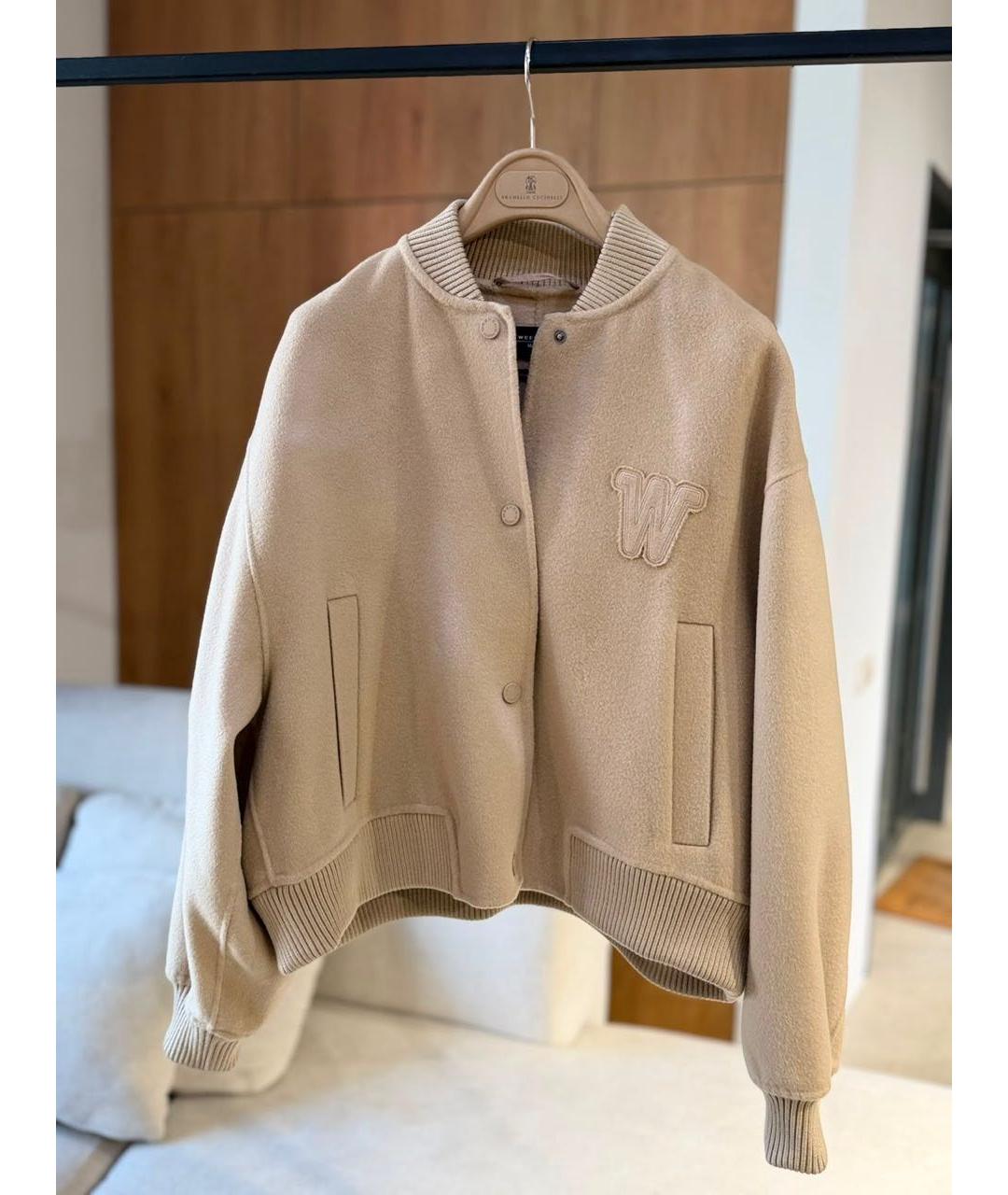 WEEKEND MAX MARA Бежевая куртка, фото 2