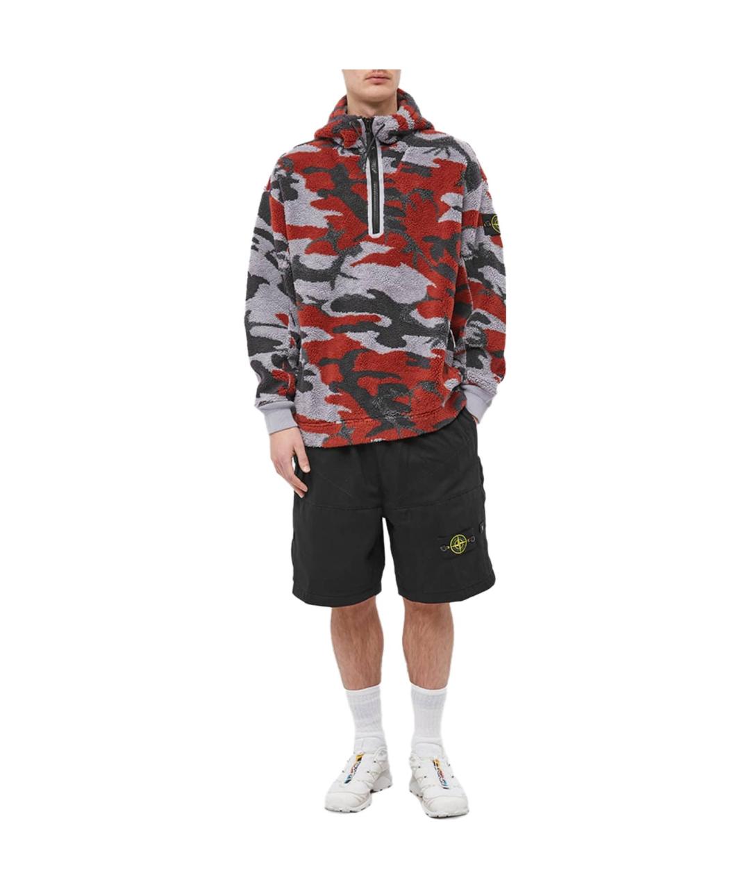 STONE ISLAND Черные шорты, фото 3