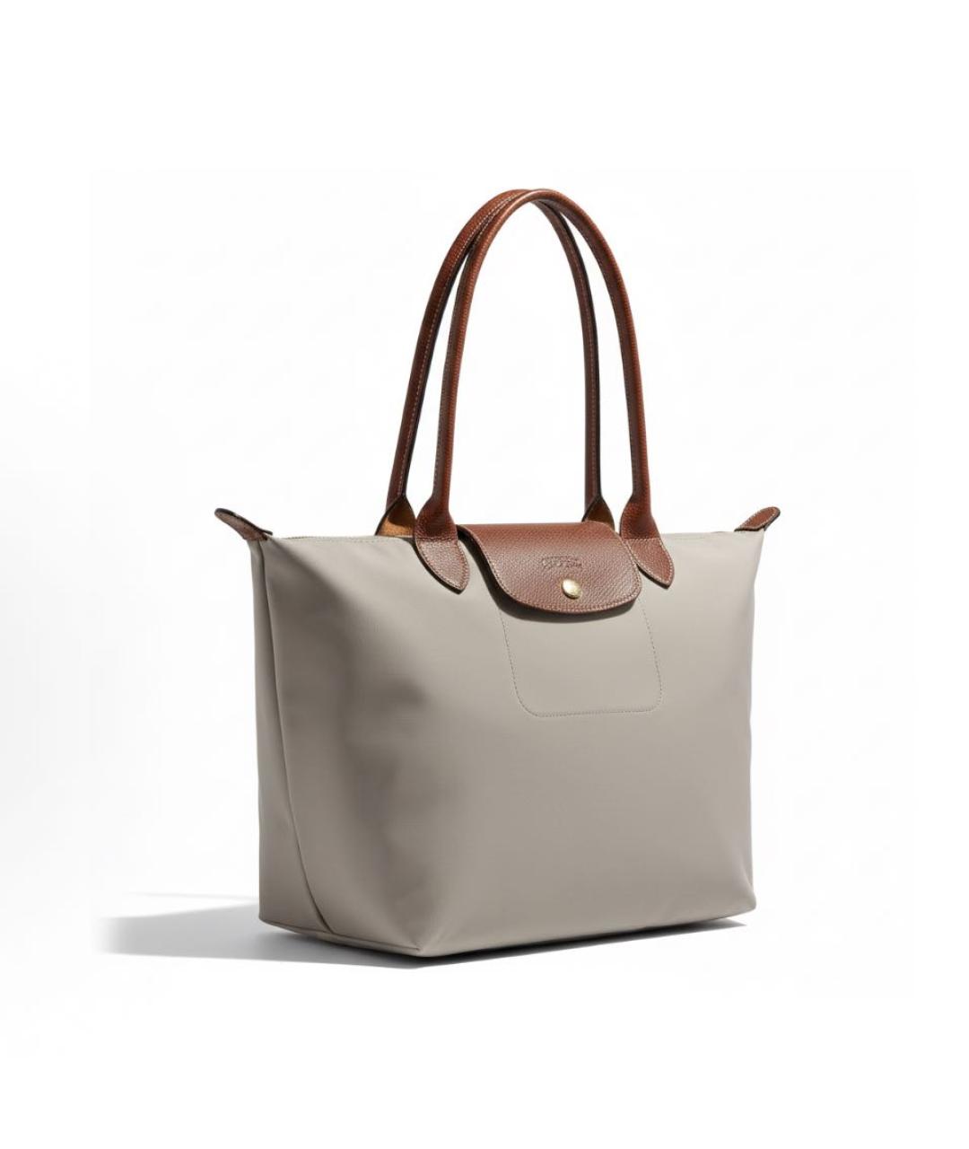 LONGCHAMP Хаки сумка тоут, фото 3