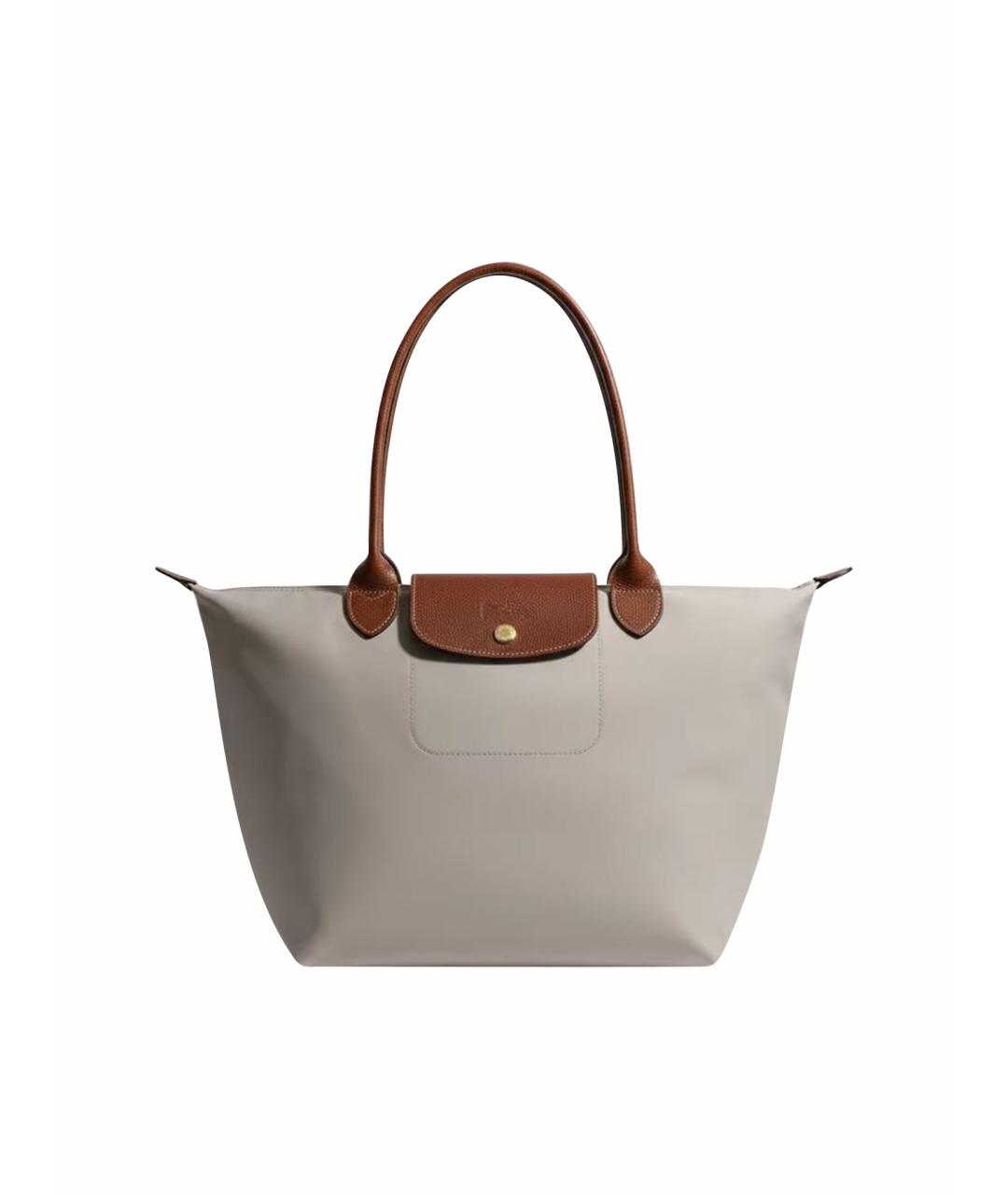 LONGCHAMP Хаки сумка тоут, фото 9