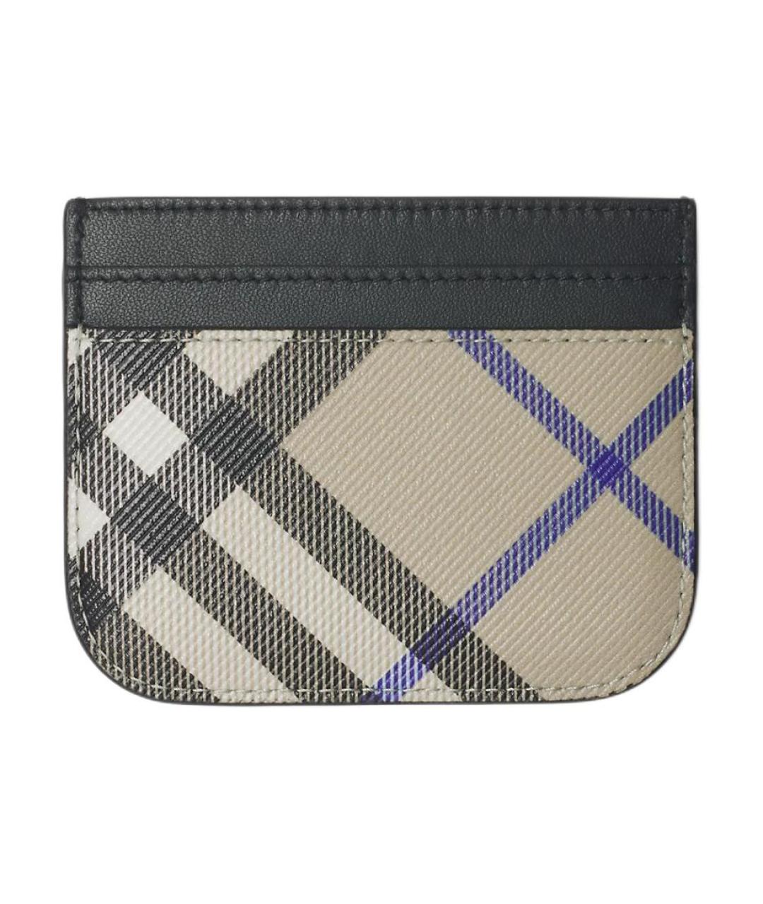 BURBERRY Серый полиуретановый кардхолдер, фото 2
