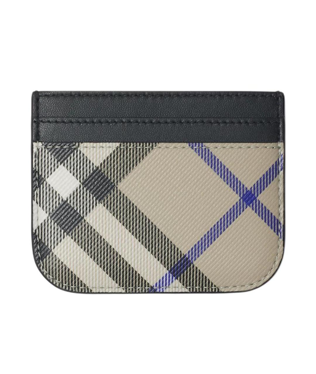 BURBERRY Серый полиуретановый кардхолдер, фото 1