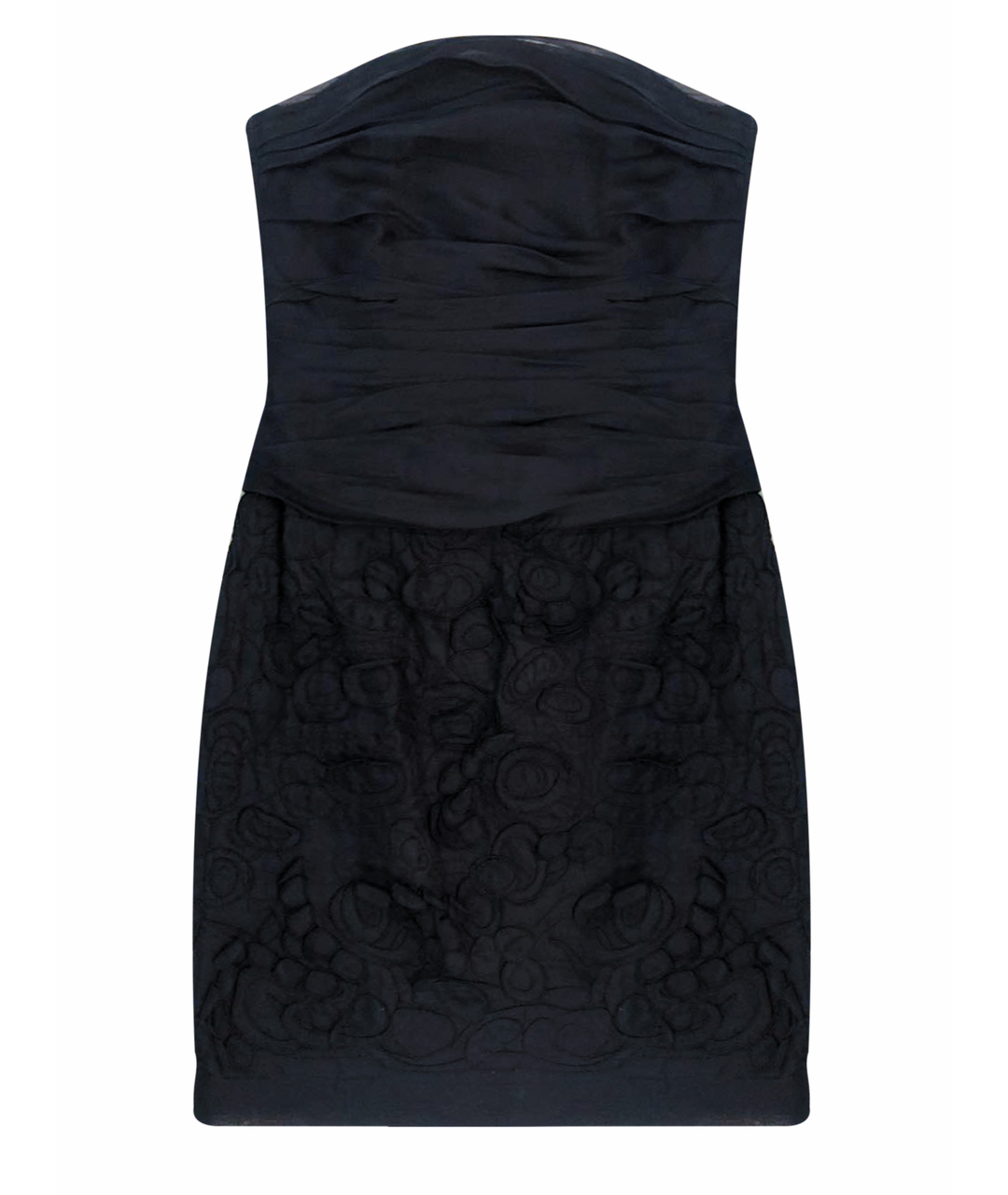 HUGO BOSS Черное шелковое вечернее платье, фото 1