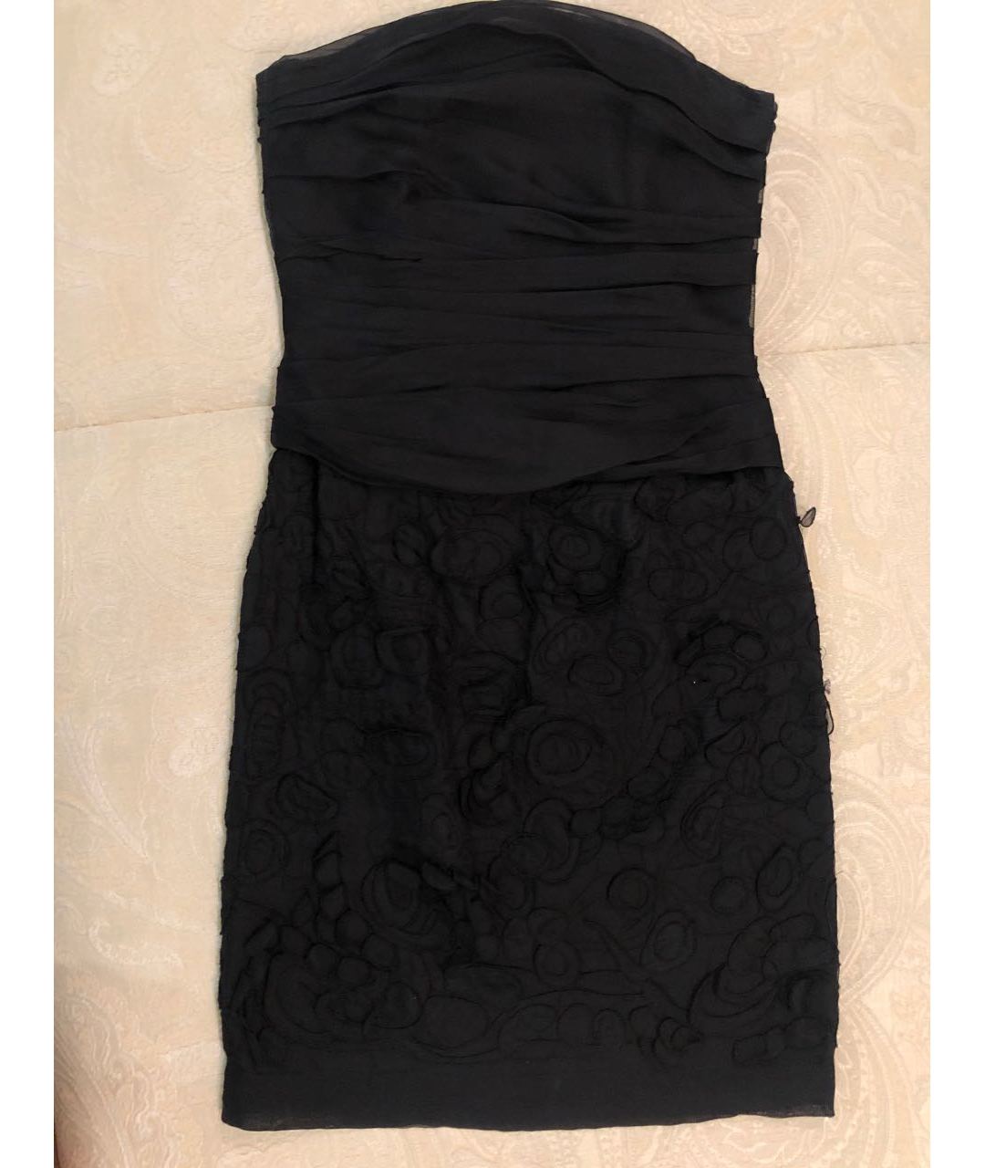 HUGO BOSS Черное шелковое вечернее платье, фото 5